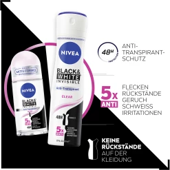NIVEA Anti-Transpirant Spray Invisible Black & White Clear -Compeed Geschäft MAM 8419290 SHOP IMAGE 1.4