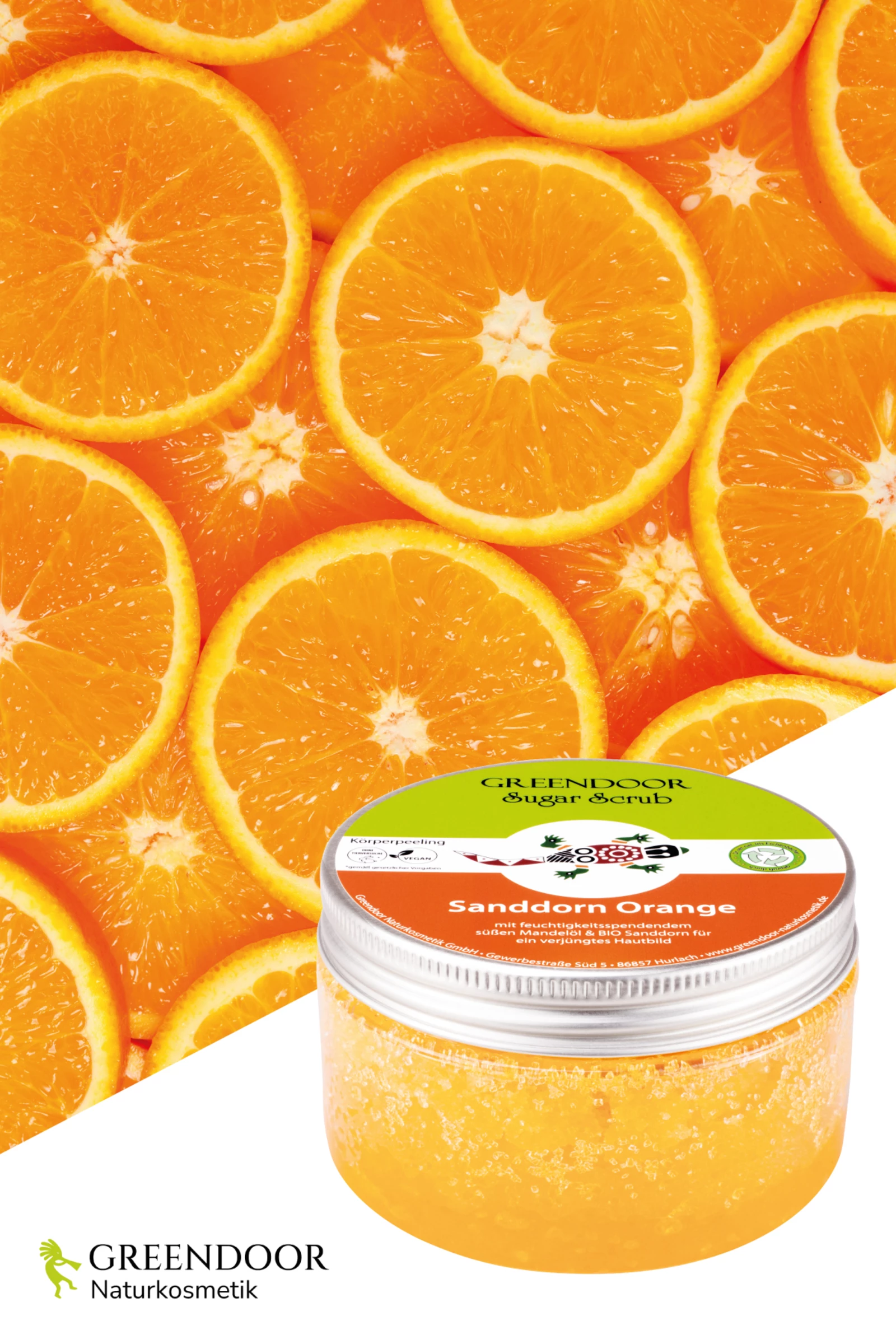 GREENDOOR Sugar Scrub Sanddorn Orange 3 GREENDOOR Sugar Scrub Sanddorn Orange – Bild 3