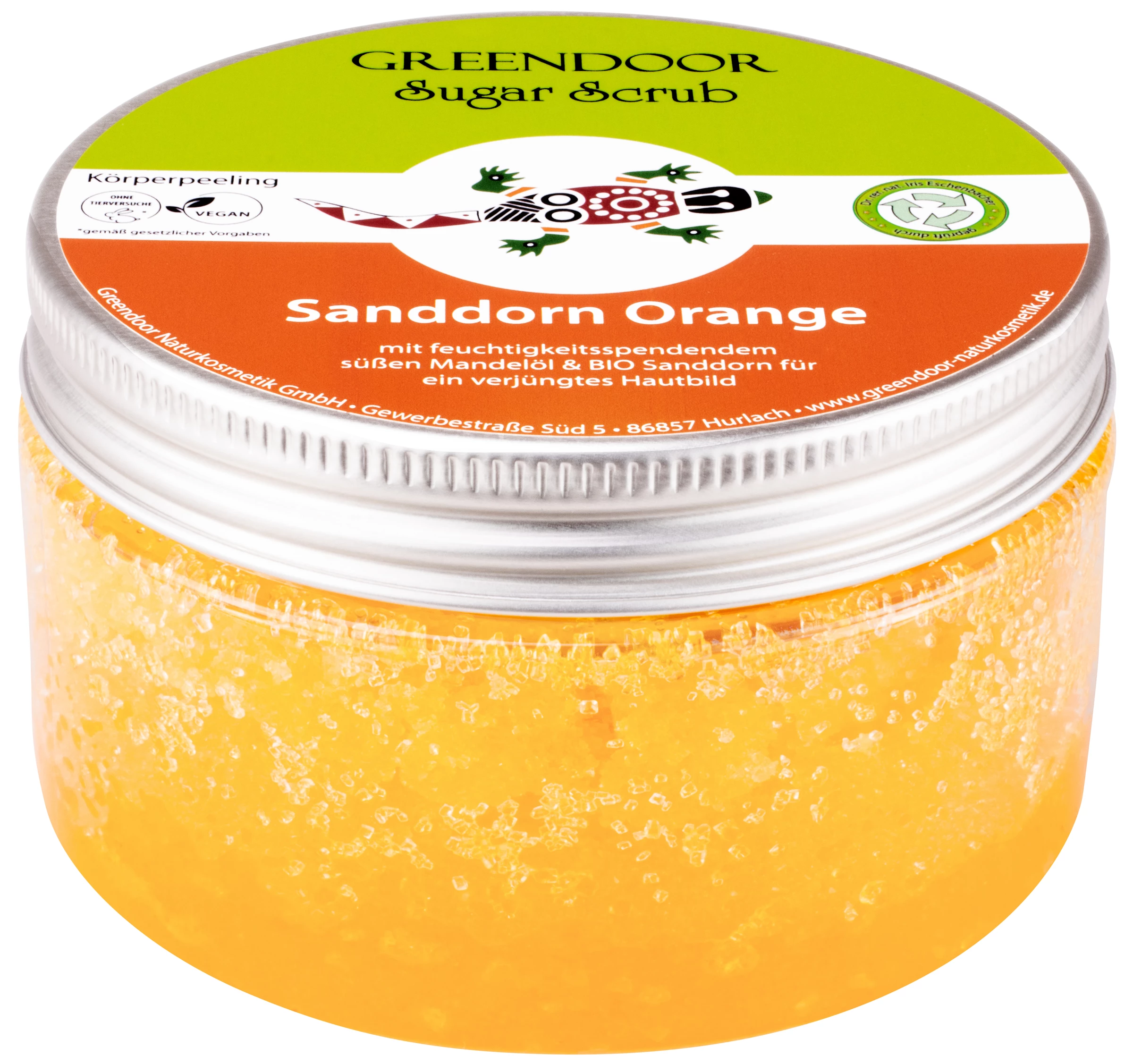 GREENDOOR Sugar Scrub Sanddorn Orange 1 GREENDOOR Sugar Scrub Sanddorn Orange