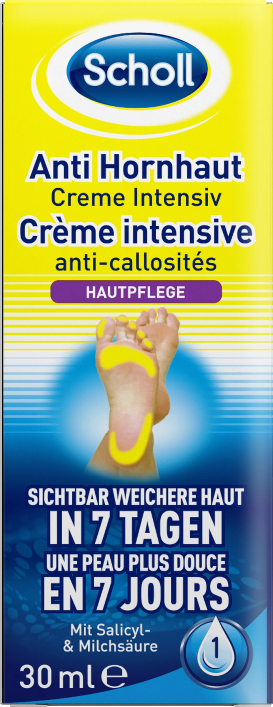 Scholl Anti-Hornhaut Creme Intensiv 1 Scholl Anti-Hornhaut Creme Intensiv