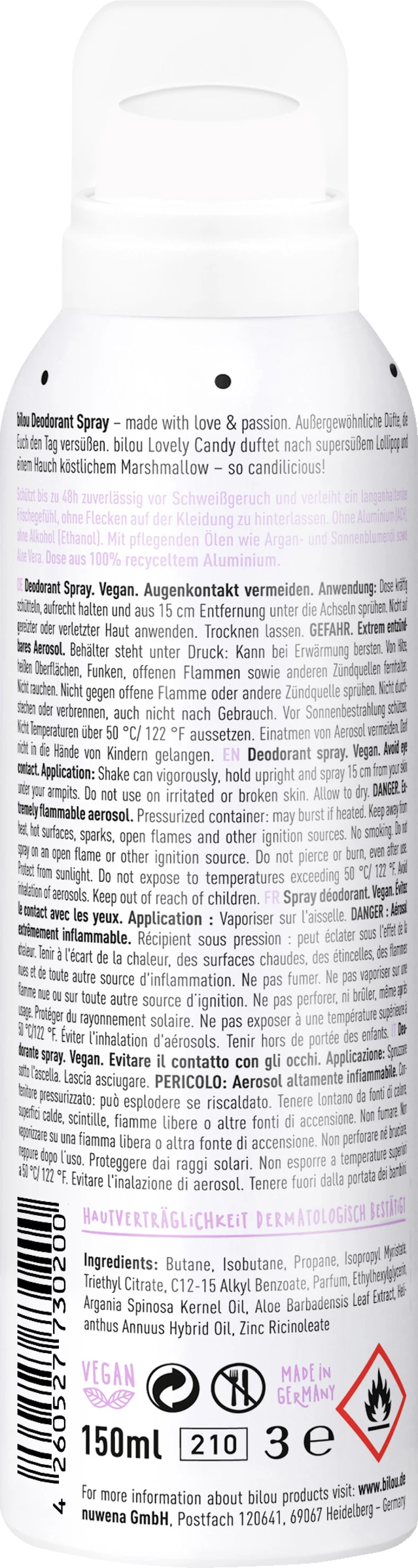 Bilou Deodorant Spray Lovely Candy 2 Bilou Deodorant Spray Lovely Candy – Bild 2