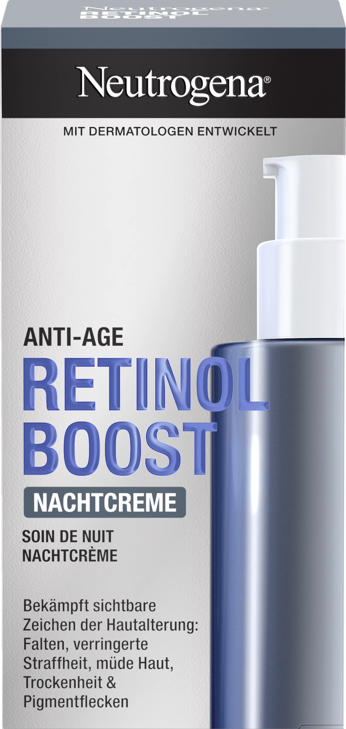 Neutrogena Anti-Age Retinol Boost Nachtcreme 1 Neutrogena Anti-Age Retinol Boost Nachtcreme