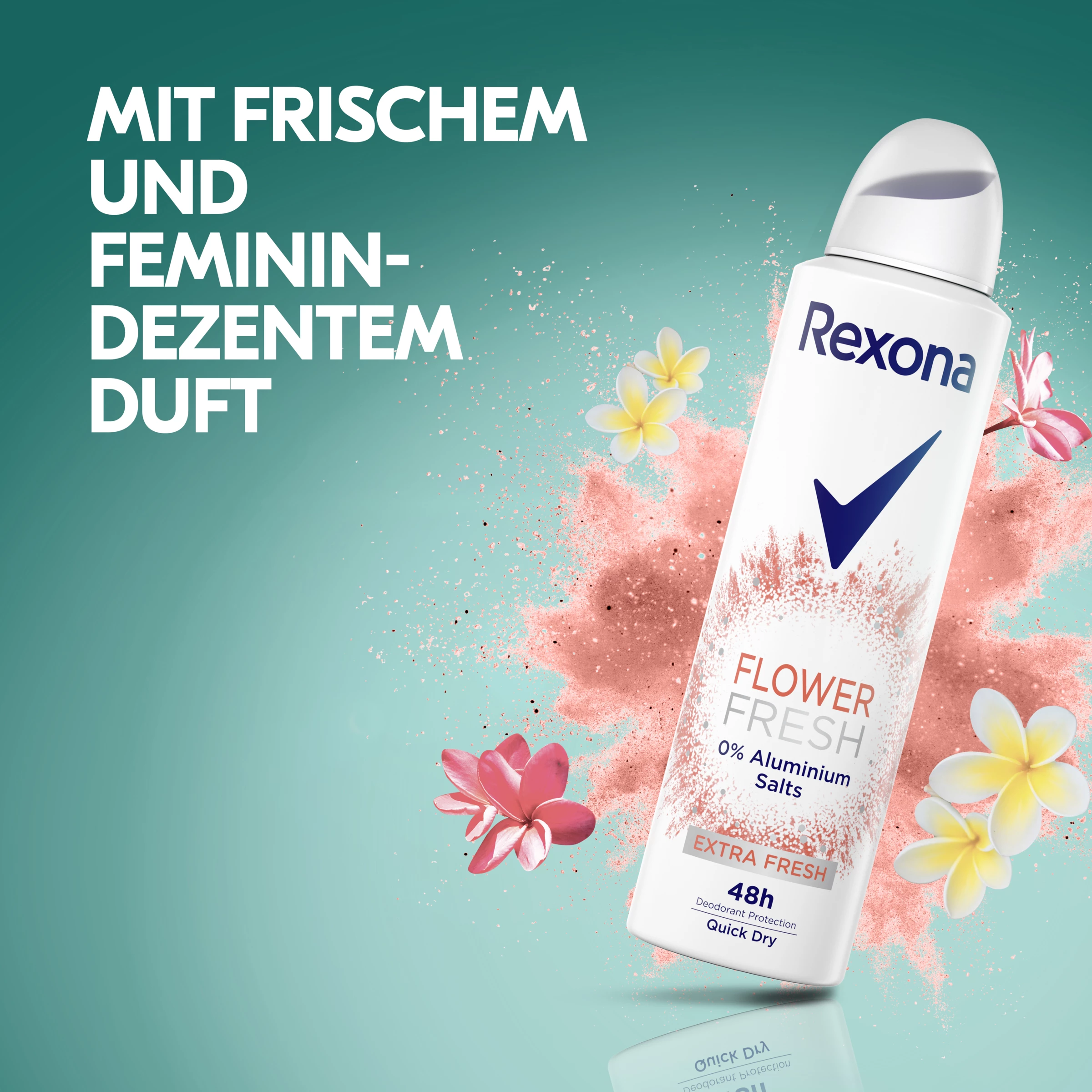 Rexona Deospray Flower Fresh 4 Rexona Deospray Flower Fresh – Bild 4