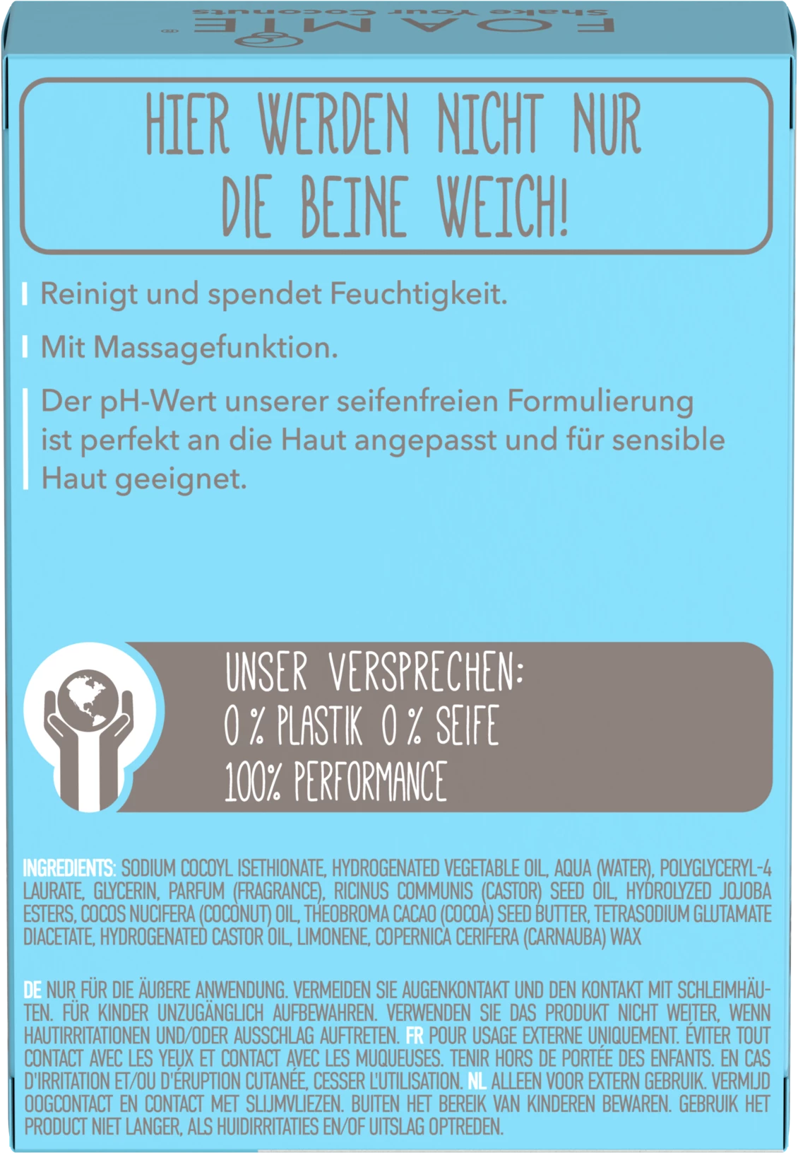 Foamie Feste Duschpflege Kokos & Kakaobutter 3 Foamie Feste Duschpflege Kokos & Kakaobutter – Bild 3