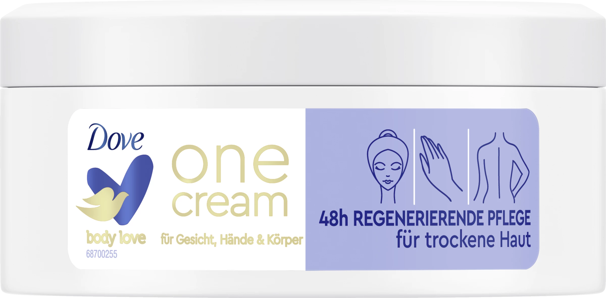DOVE Body Love One Cream Regenerierende Pflege 1 DOVE Body Love One Cream Regenerierende Pflege