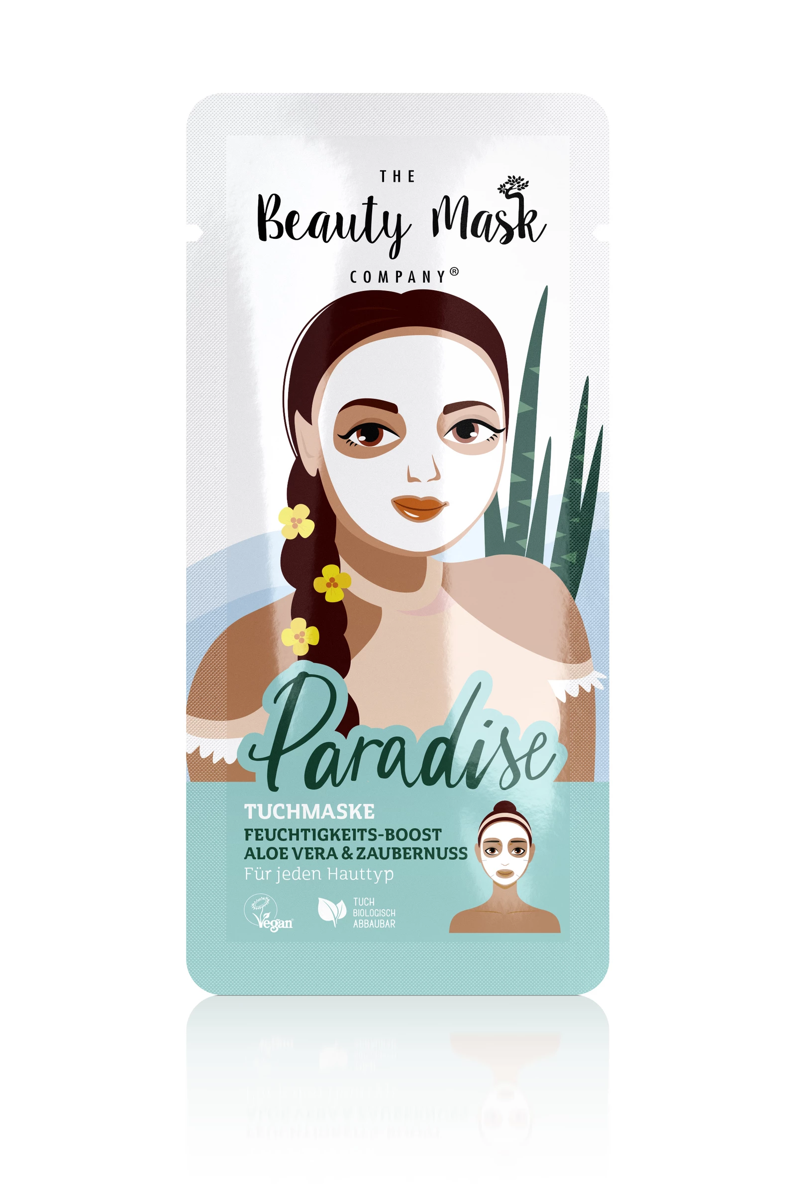 The Beauty Mask Company Tuchmaske Paradise 1 The Beauty Mask Company Tuchmaske Paradise