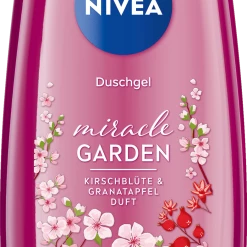 NIVEA Pflegedusche Miracle GARDEN Kirschblüte & Granatapfel Duft