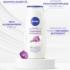 NIVEA Pflegedusche Cashmere & Cottonseed Oil -Compeed Geschäft MAM 8543468 SHOP IMAGE 1.4