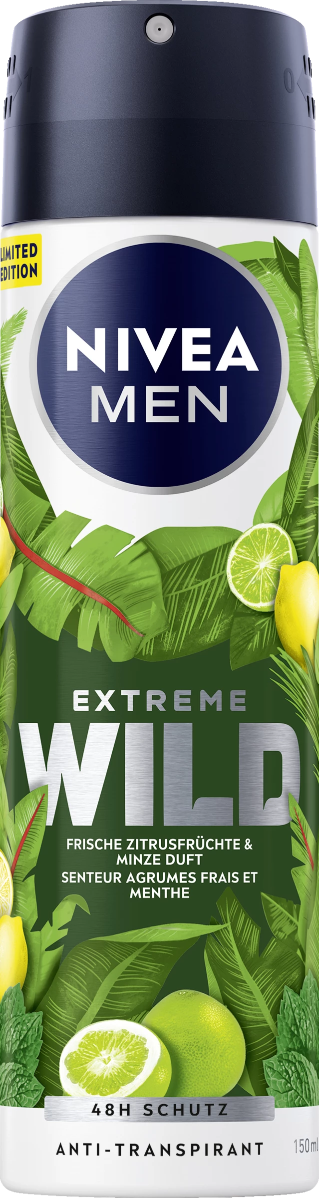 NIVEA MEN Anti-Transpirant Spray Extreme Wild Zitrusfrüchte 1 NIVEA MEN Anti-Transpirant Spray Extreme Wild Zitrusfrüchte