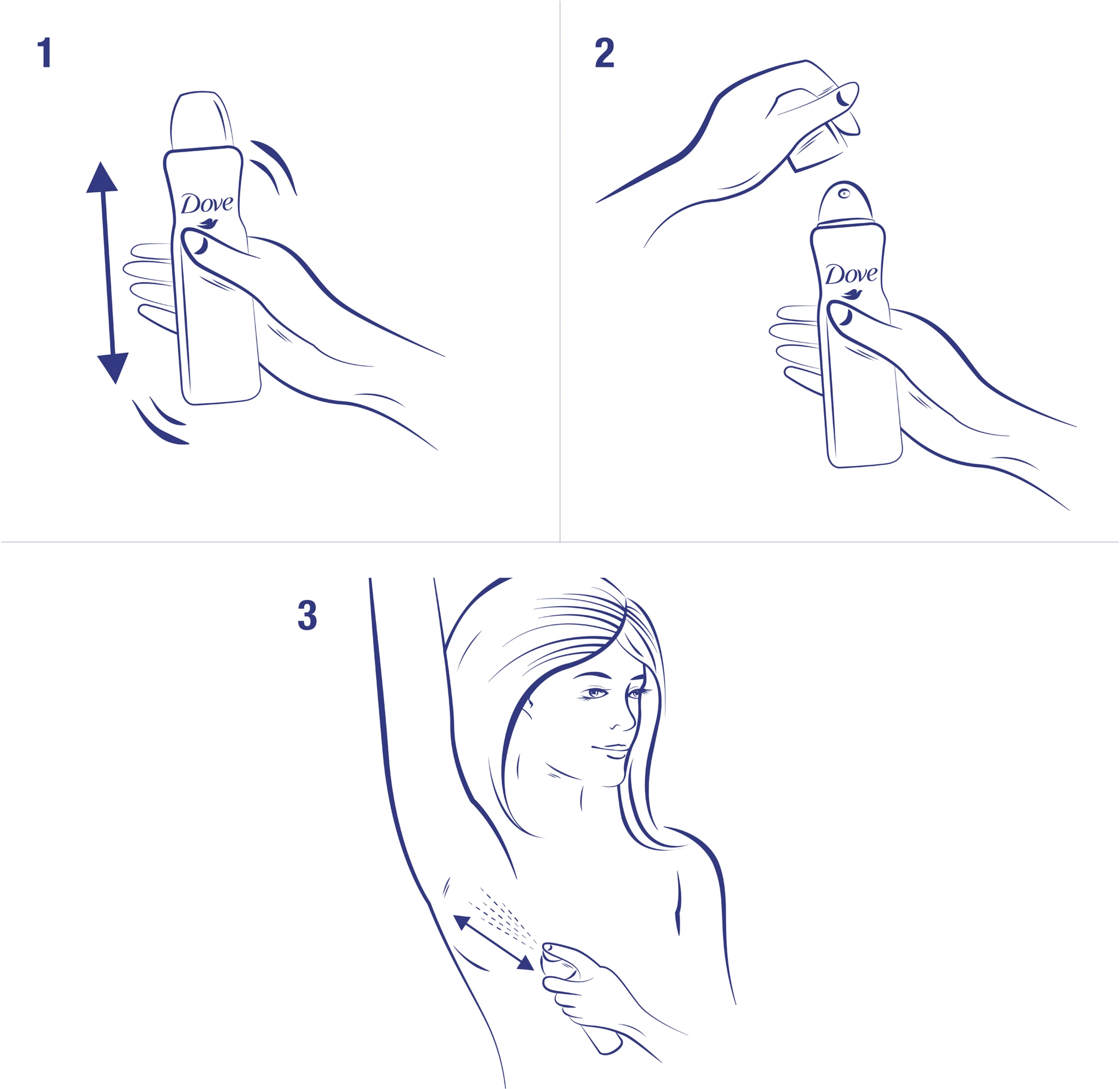 DOVE Deo Spray Rosenduft 4 DOVE Deo Spray Rosenduft – Bild 4