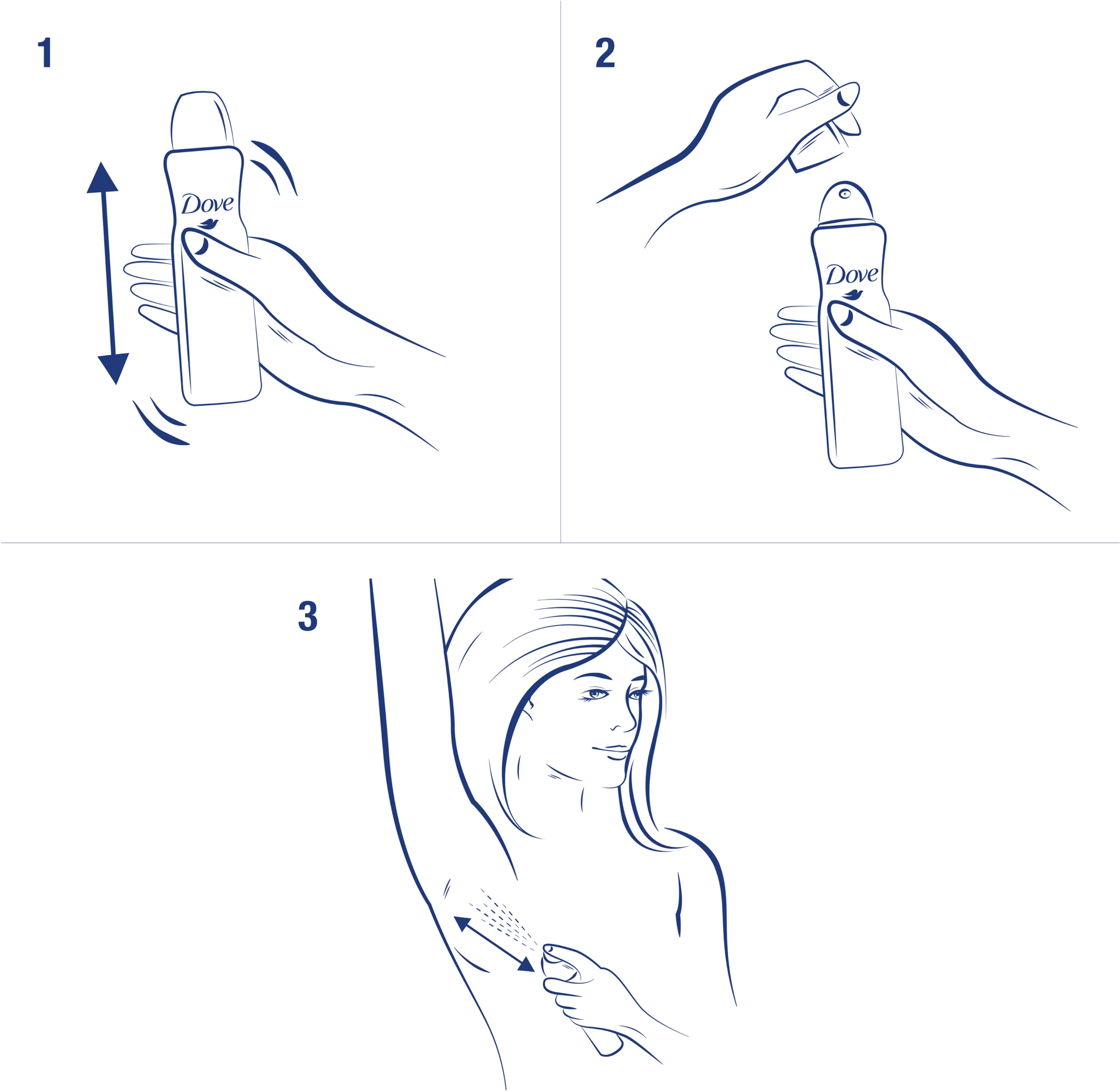 DOVE Deo Spray Original Mit Pflegendem Zink-Komplex 4 DOVE Deo Spray Original Mit Pflegendem Zink-Komplex – Bild 4