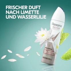 Rexona Anti-Transpirant Deo Spray Maximum Protection Lime & Waterlily Scent 7 Rexona Anti-Transpirant Deo Spray Maximum Protection Lime & Waterlily Scent -Compeed Geschäft MAM 8548563 SHOP IMAGE 1.4