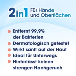 Sagrotan 2in1 Desinfektions-Tücher Reisegröße 13 Sagrotan 2in1 Desinfektions-Tücher Reisegröße -Compeed Geschäft MAM 8553360 SHOP IMAGE 1.4