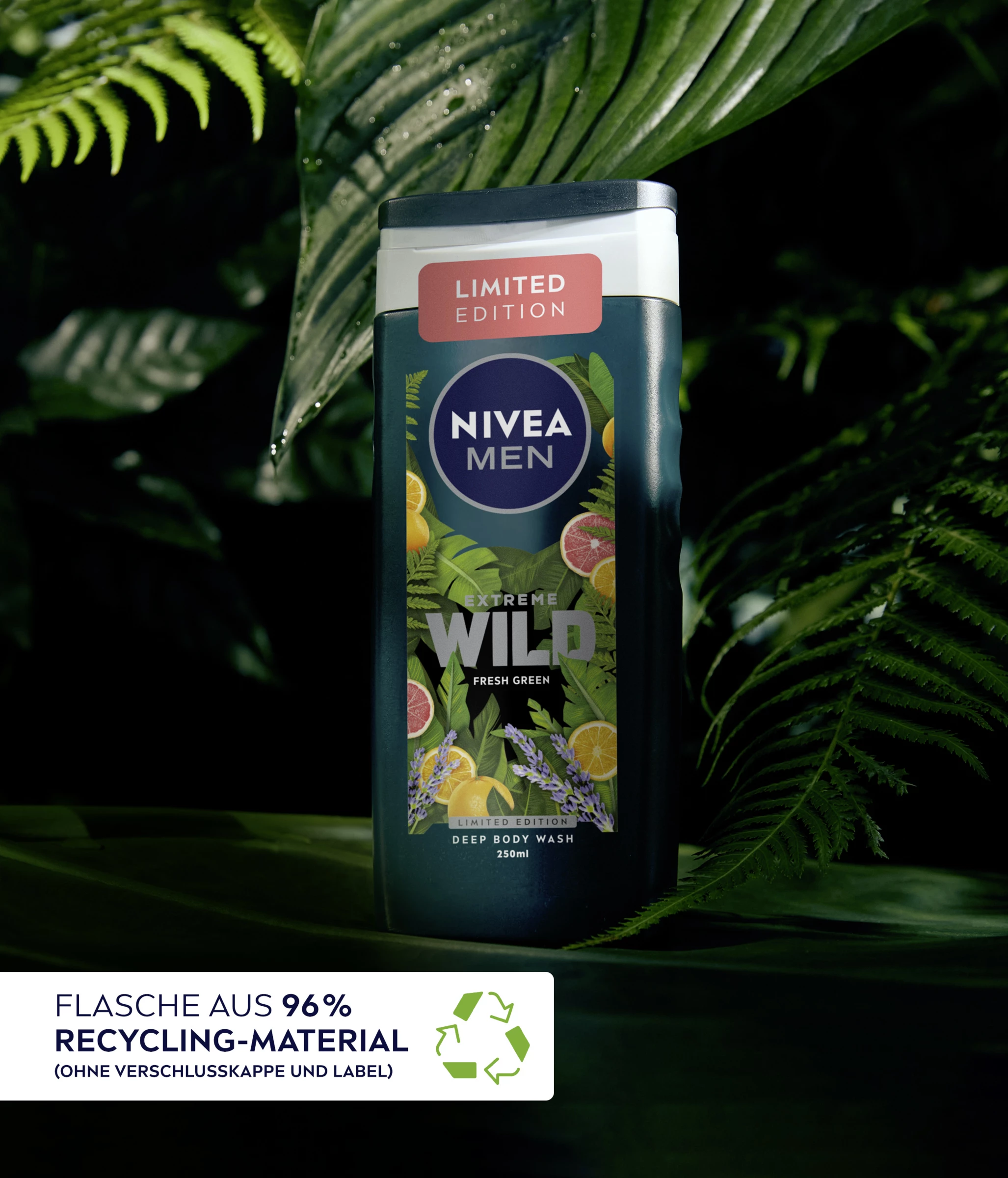 NIVEA MEN Dusche Extreme Wild Fresh Green 3 NIVEA MEN Dusche Extreme Wild Fresh Green – Bild 3