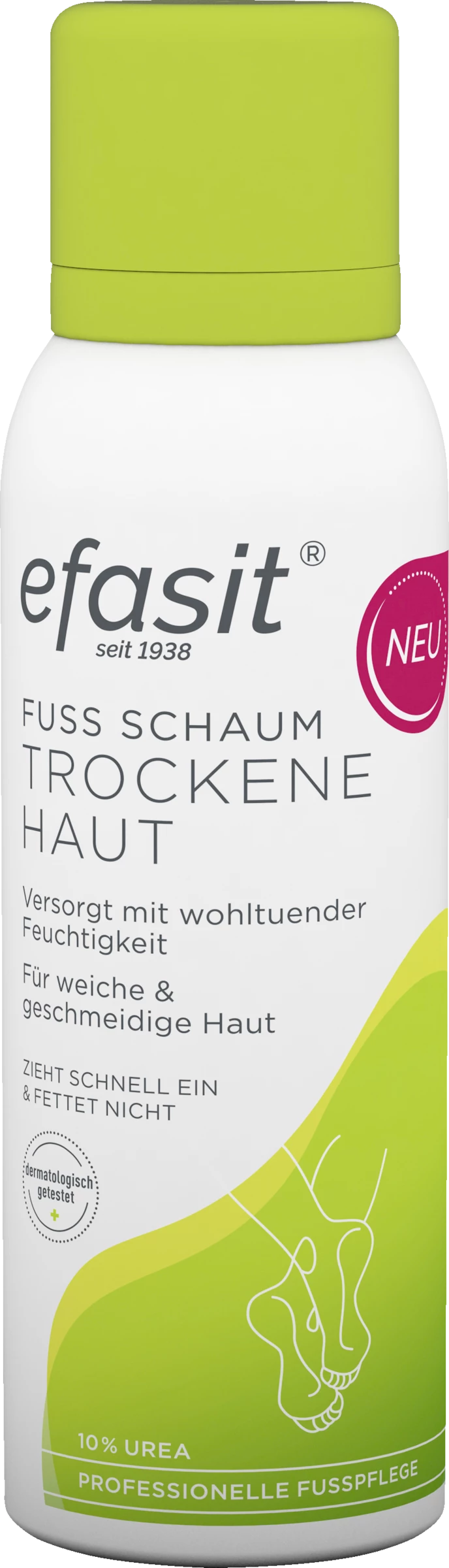 Efasit Fuss Schaum Trockene Haut 1 Efasit Fuss Schaum Trockene Haut