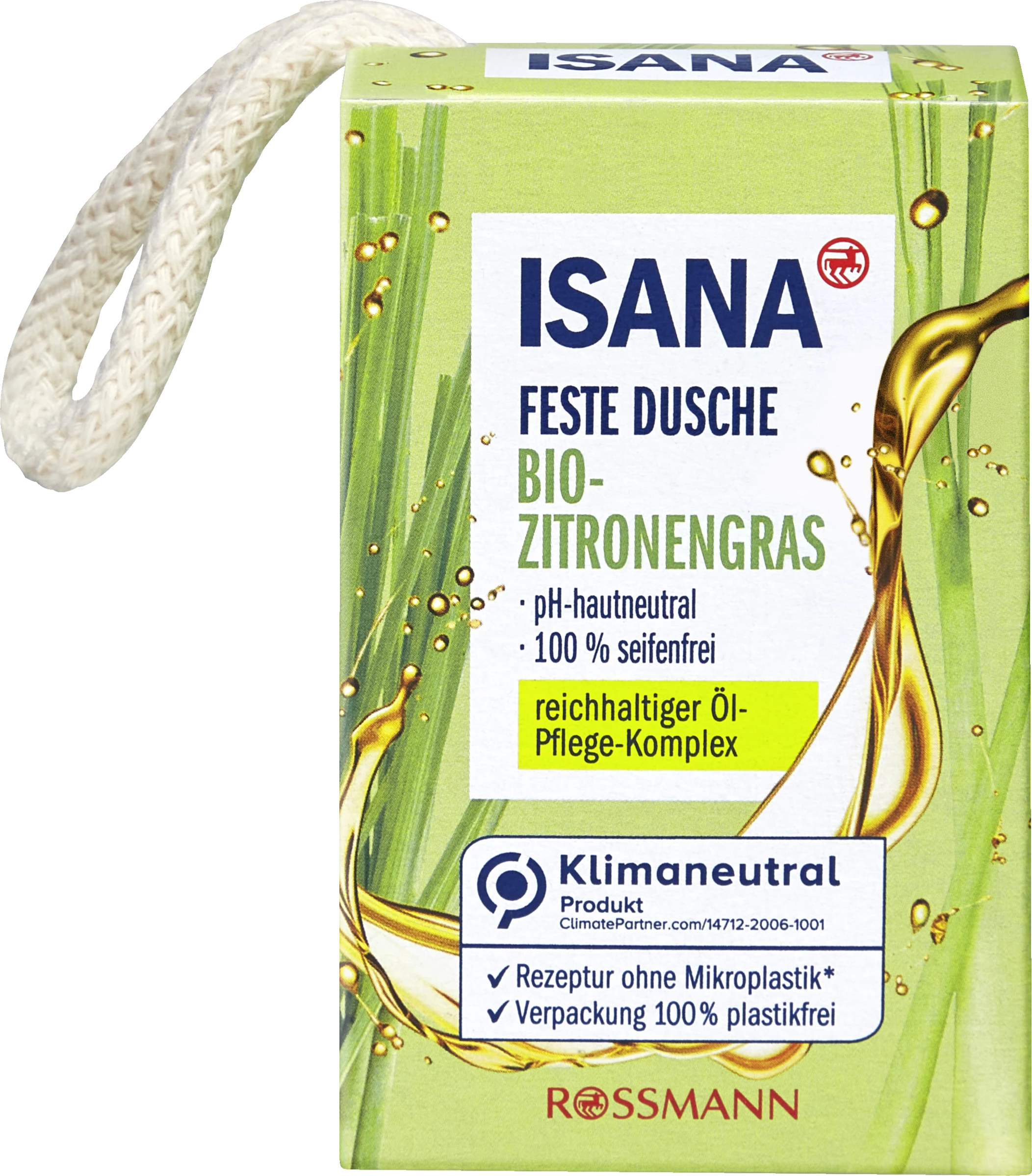 ISANA Feste Dusche Bio-Zitronengras 1 ISANA Feste Dusche Bio-Zitronengras