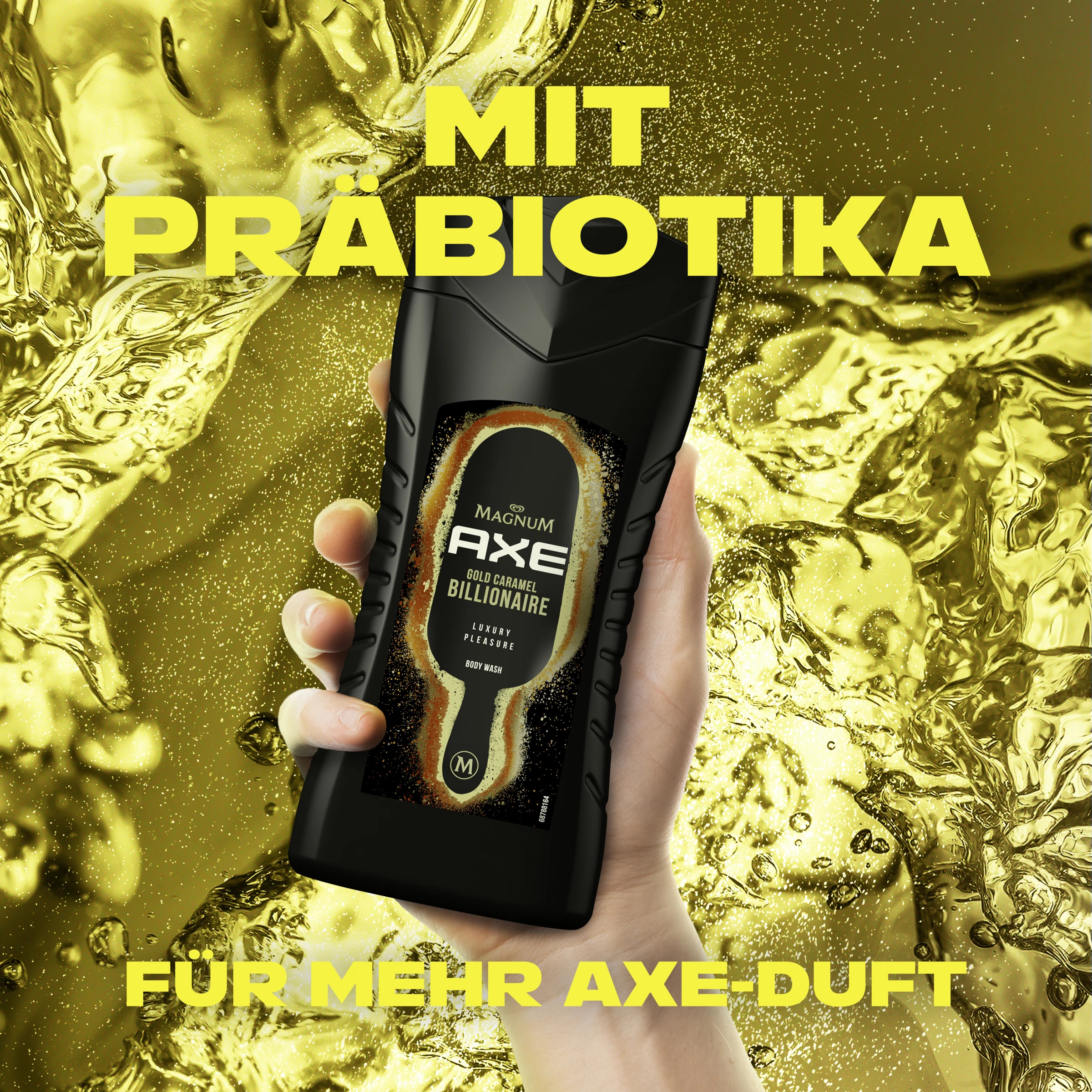 Axe Duschgel Magnum Gold Caramel Billionaire 6 Axe Duschgel Magnum Gold Caramel Billionaire – Bild 6
