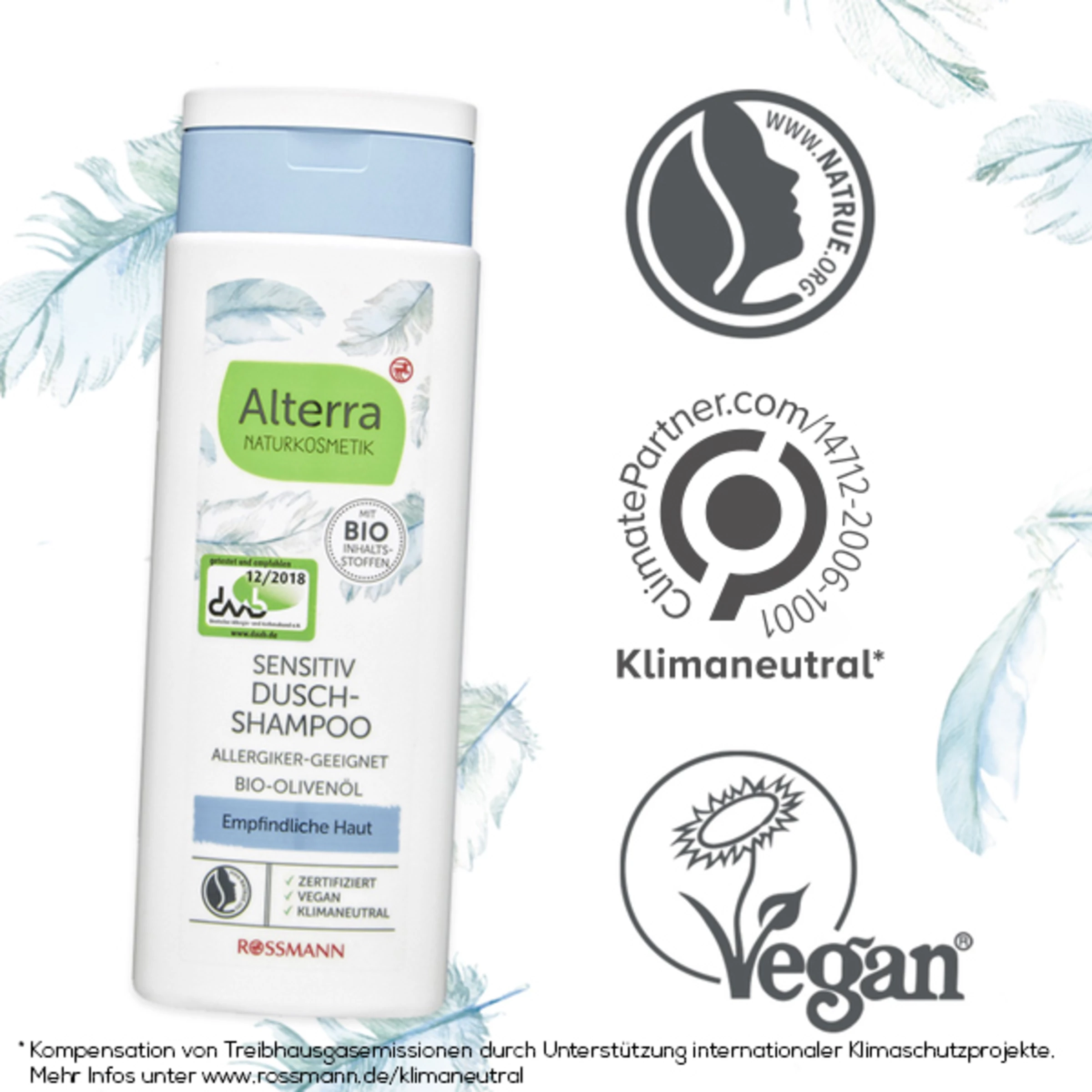 Alterra NATURKOSMETIK Sensitiv Dusch-Shampoo Parfümfrei 5 Alterra NATURKOSMETIK Sensitiv Dusch-Shampoo Parfümfrei – Bild 5