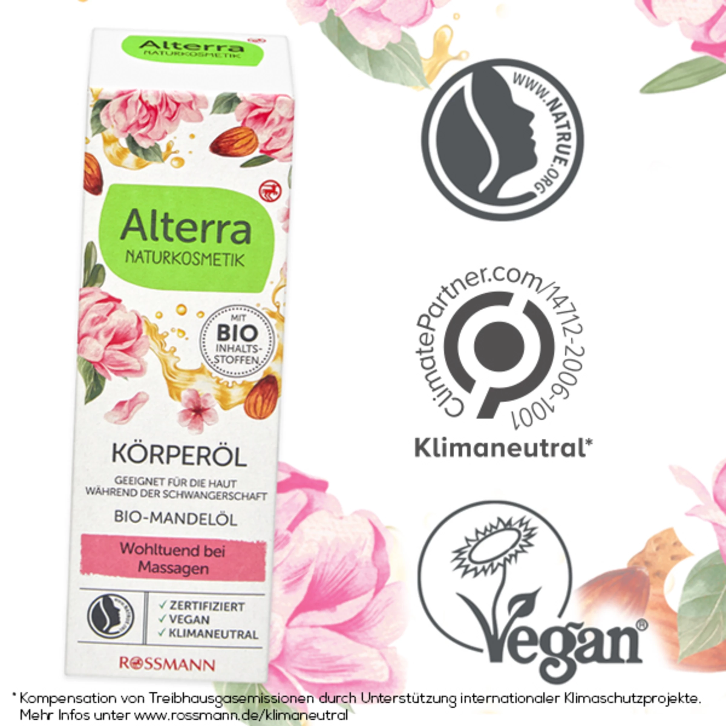 Alterra NATURKOSMETIK Körperöl Bio-Pfingstrose & Bio-Mandel 5 Alterra NATURKOSMETIK Körperöl Bio-Pfingstrose & Bio-Mandel – Bild 5