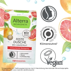 Alterra NATURKOSMETIK Feste Dusche Bio-Grapefruit & Bio-Mandelöl -Compeed Geschäft MAM 8715575 SHOP IMAGE 1.4