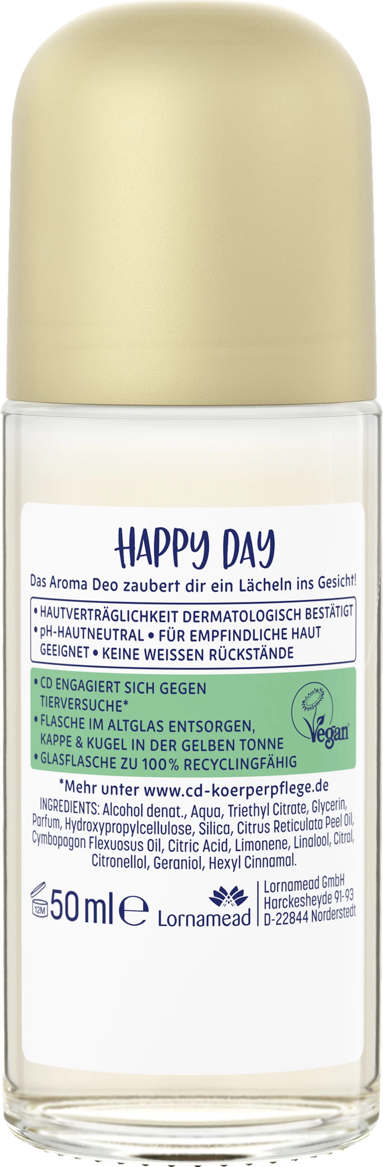 CD 48h Aroma Deodorant Roll-On Happy Day 2 CD 48h Aroma Deodorant Roll-On Happy Day – Bild 2