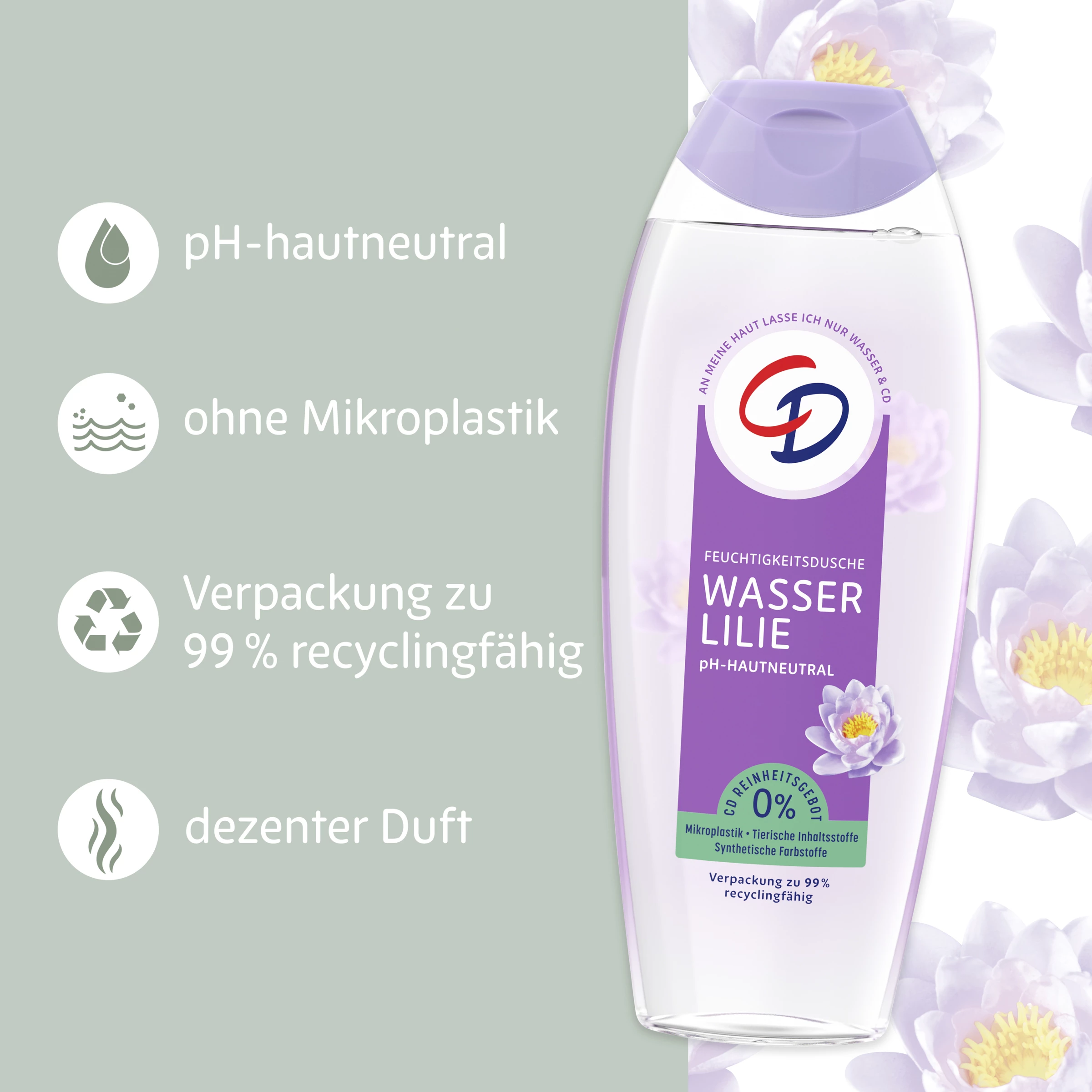 CD Feuchtigkeitsdusche Wasserlilie 3 CD Feuchtigkeitsdusche Wasserlilie – Bild 3