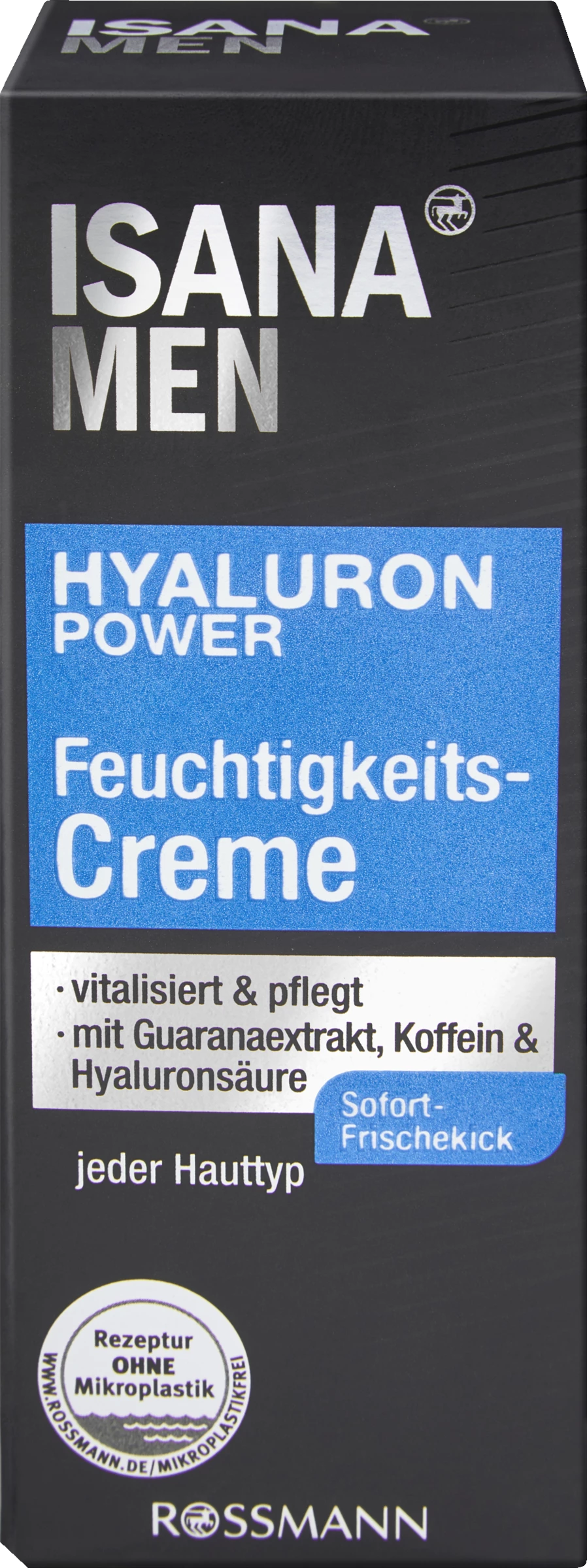 ISANA MEN Hyaluron Power Feuchtigkeitscreme 1 ISANA MEN Hyaluron Power Feuchtigkeitscreme