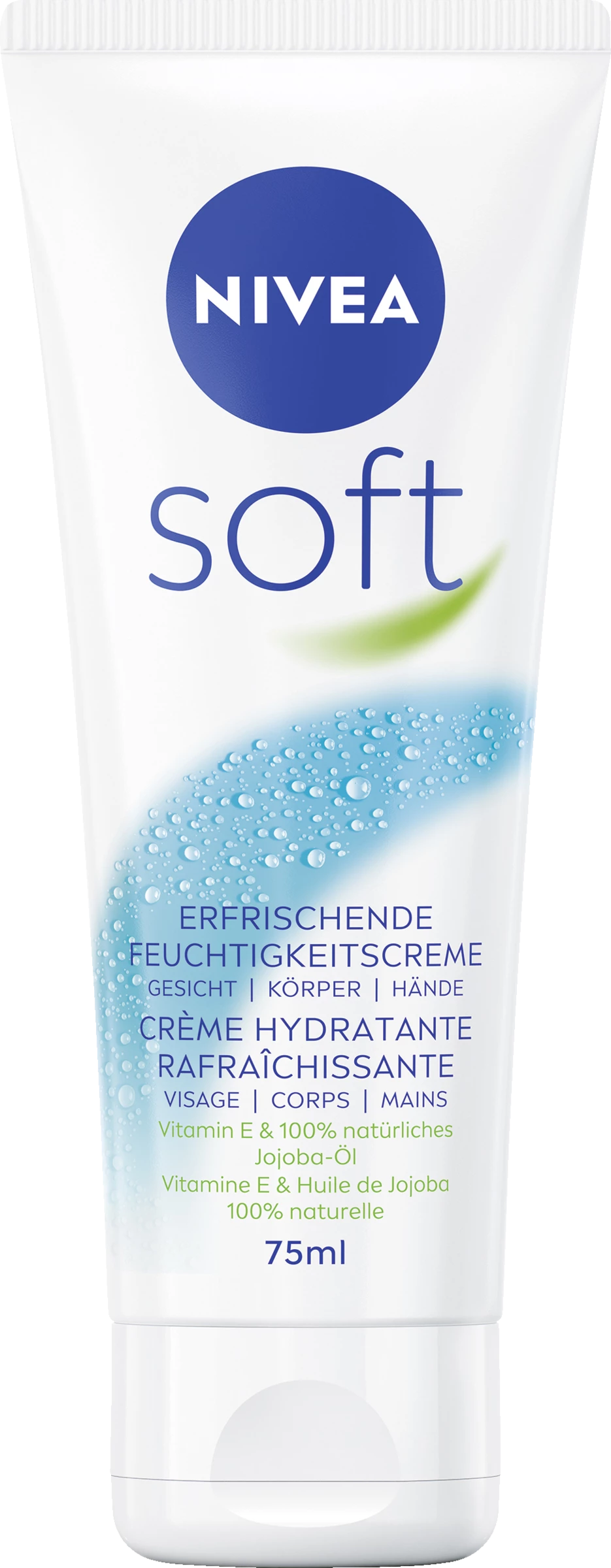 NIVEA Soft Erfrischende Feuchtigkeitscreme Tube 1 NIVEA Soft Erfrischende Feuchtigkeitscreme Tube