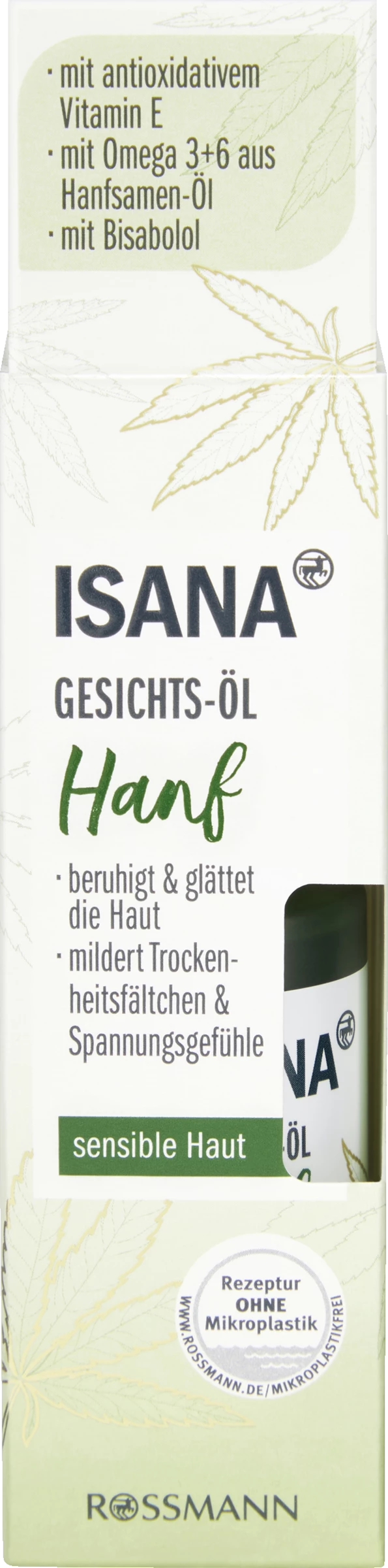 ISANA Gesichts-Öl Hanf 1 ISANA Gesichts-Öl Hanf