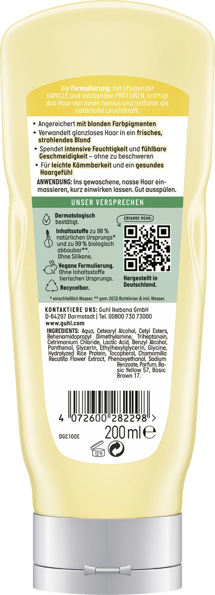 Guhl Blond Faszination Farbglanz Spülung 2 Guhl Blond Faszination Farbglanz Spülung – Bild 2