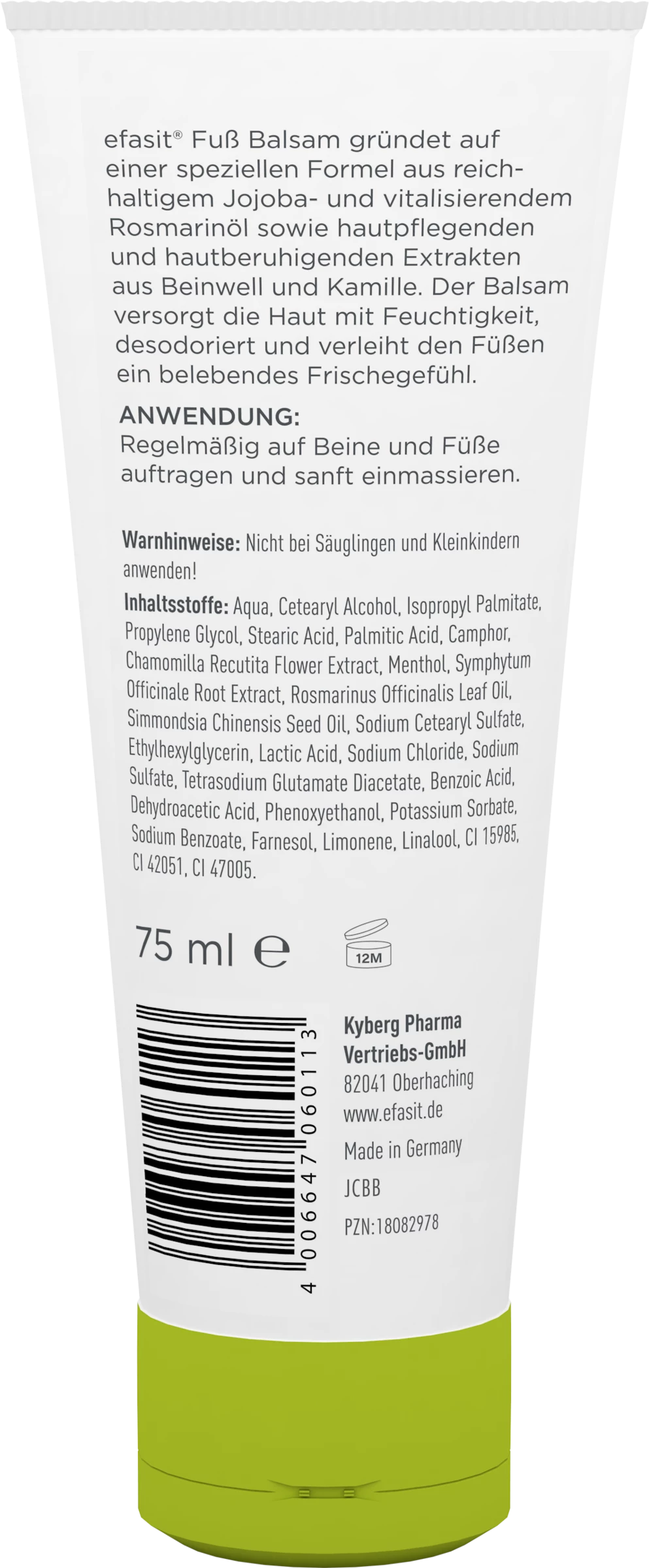 Efasit Fuss Balsam 2 Efasit Fuss Balsam – Bild 2