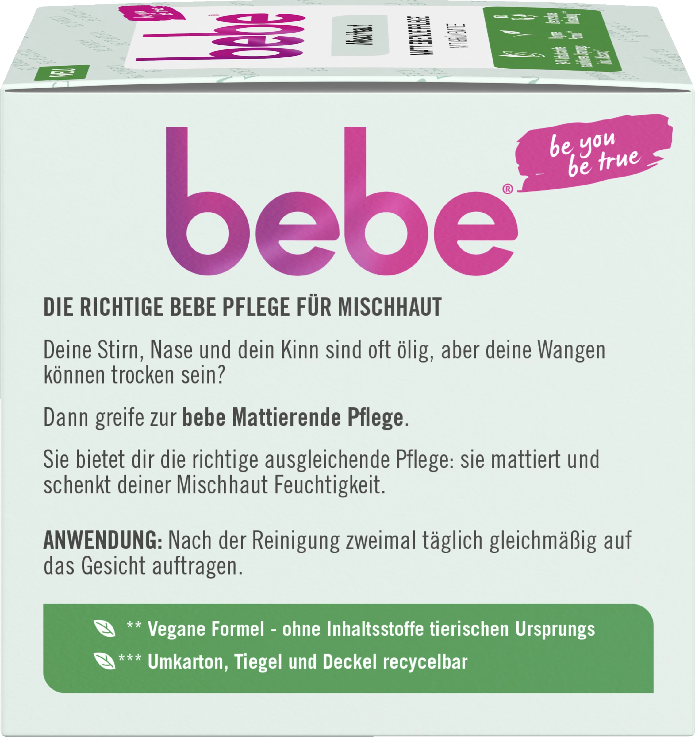 Bebe Mattierende Pflege 3 Bebe Mattierende Pflege – Bild 3