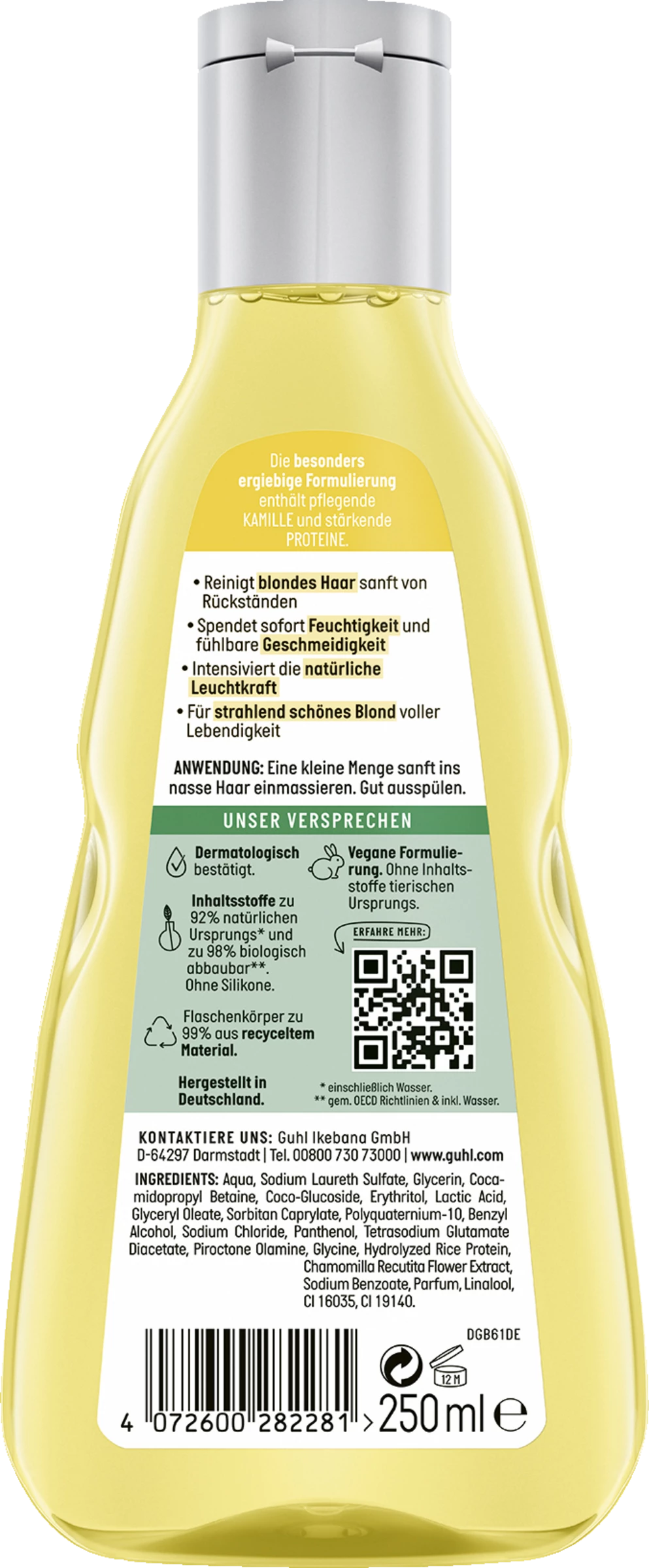 Guhl Blond Faszination Farbglanz Shampoo 2 Guhl Blond Faszination Farbglanz Shampoo – Bild 2