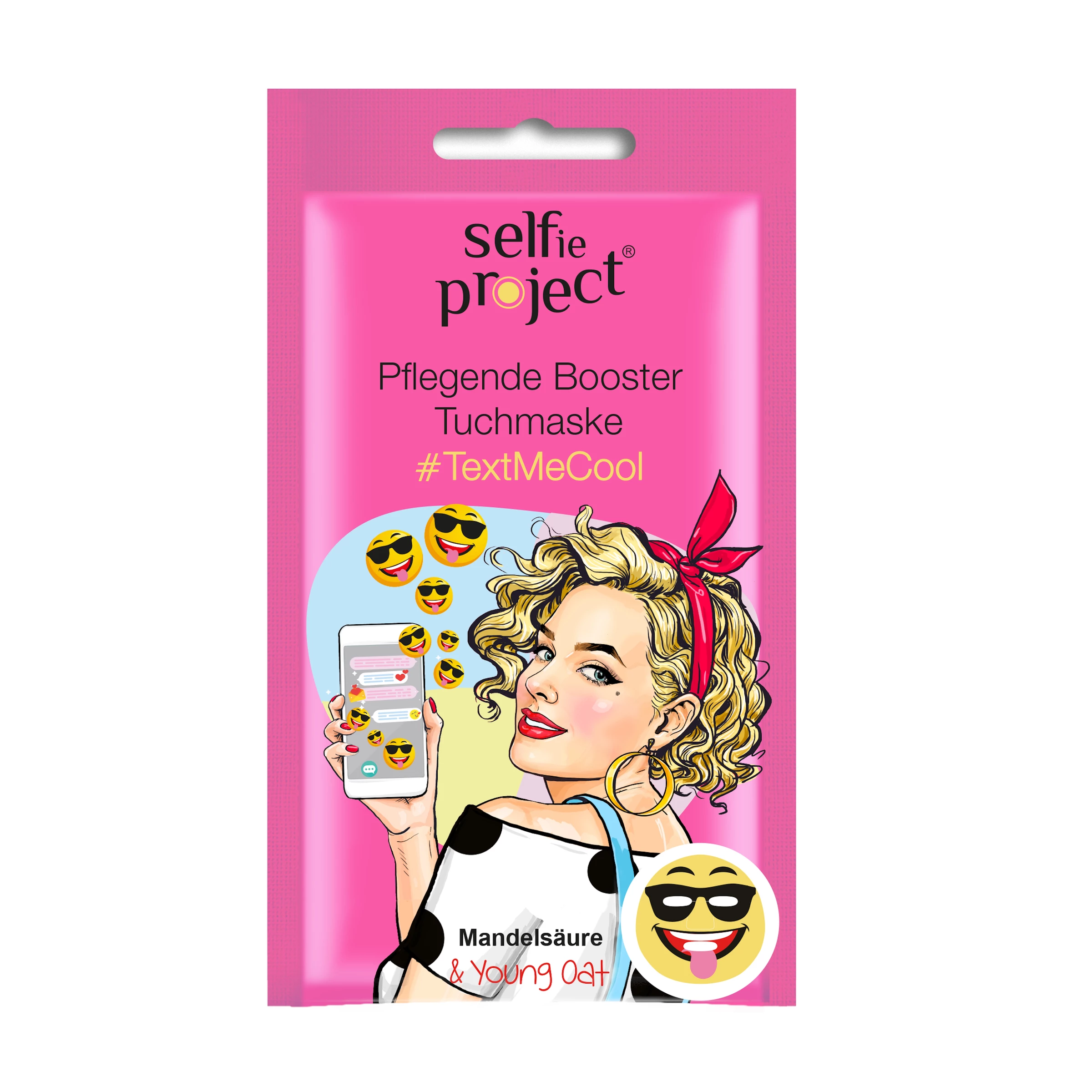Selfie Project Smoothing Sheet Mask #TextMeCool 1 Selfie Project Smoothing Sheet Mask #TextMeCool