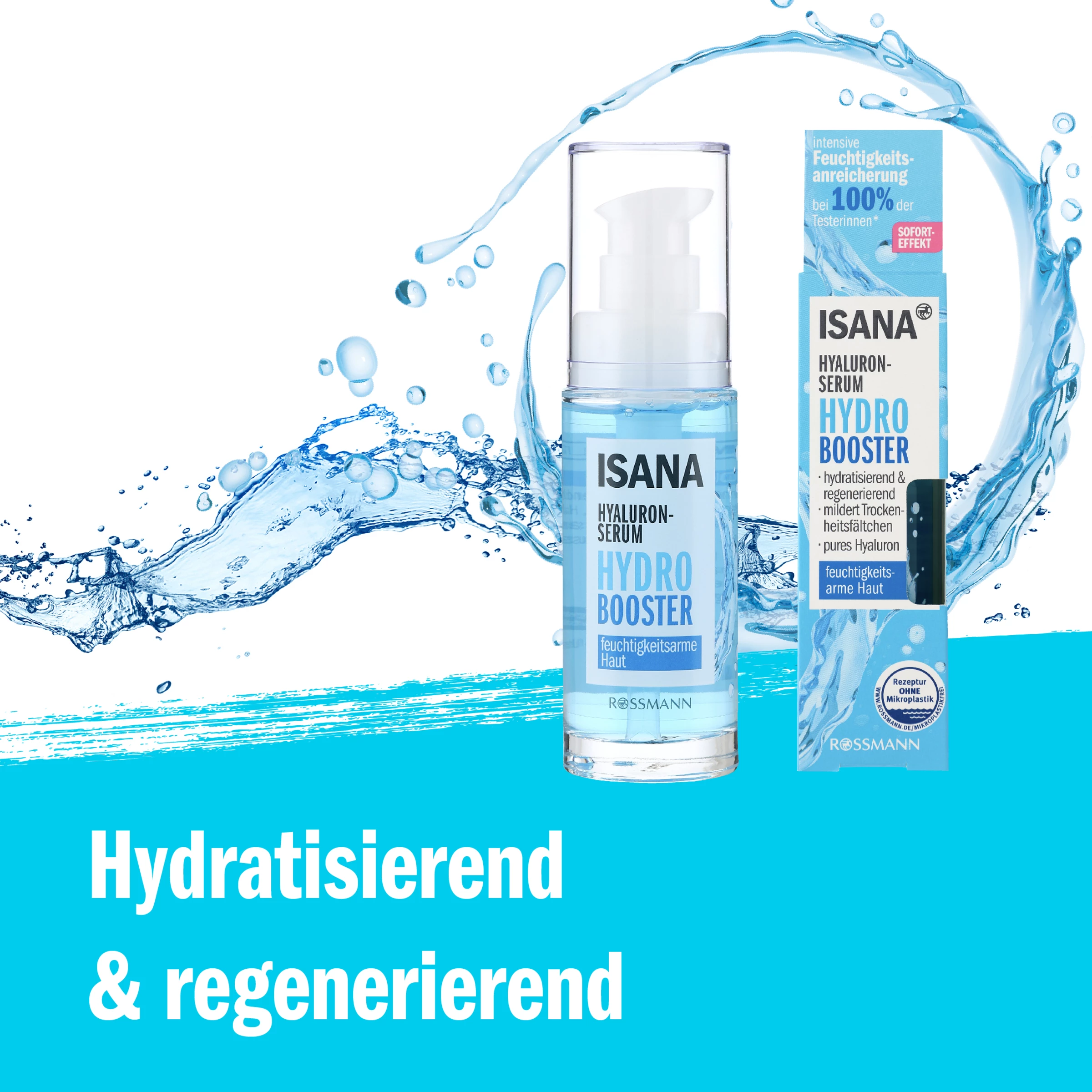 ISANA Hydro Booster Hyaluron-Serum 2 ISANA Hydro Booster Hyaluron-Serum – Bild 2