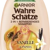 Garnier Wahre Schätze 2in1 Reparierendes Shampoo Vanille & Papaya
