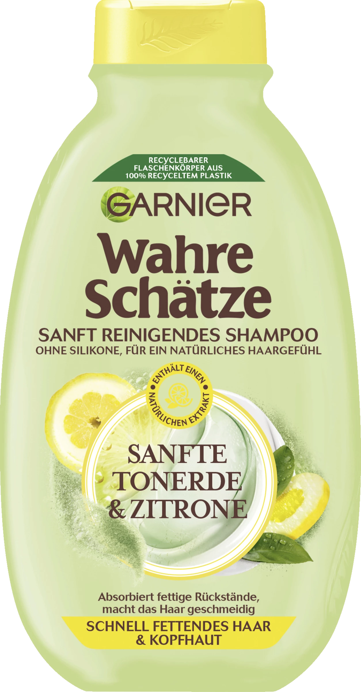 Garnier Wahre Schätze Sanft Reinigendes Shampoo Sanfte Tonerde & Zitrone 1 Garnier Wahre Schätze Sanft Reinigendes Shampoo Sanfte Tonerde & Zitrone