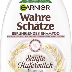 Garnier Wahre Schätze Beruhigendes Shampoo Sanfte Hafermilch