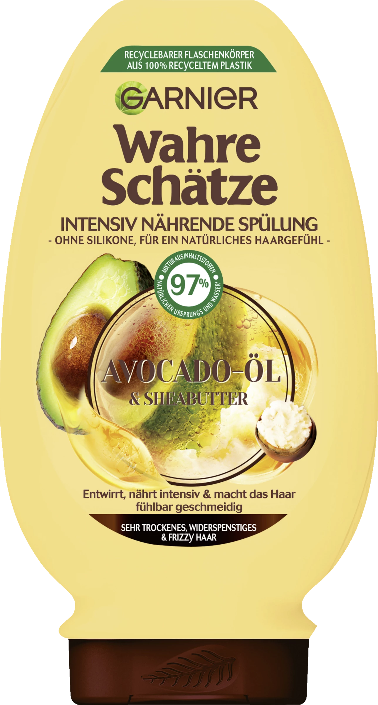 Garnier Wahre Schätze Intensiv Nährende Spülung Avocado-Öl Und Sheabutter 1 Garnier Wahre Schätze Intensiv Nährende Spülung Avocado-Öl Und Sheabutter