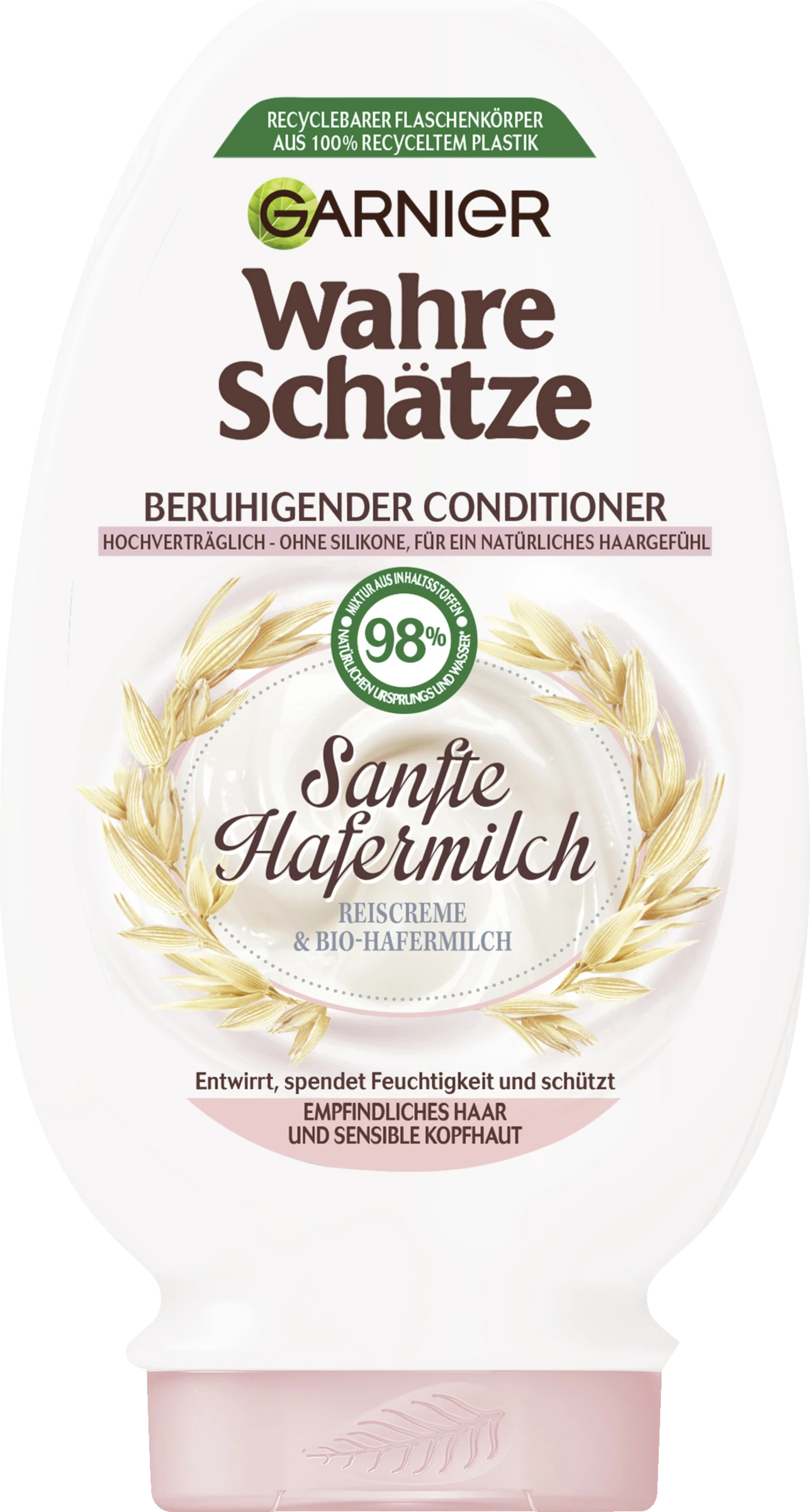 Garnier Wahre Schätze Beruhigende Spülung Sanfte Hafermilch 1 Garnier Wahre Schätze Beruhigende Spülung Sanfte Hafermilch