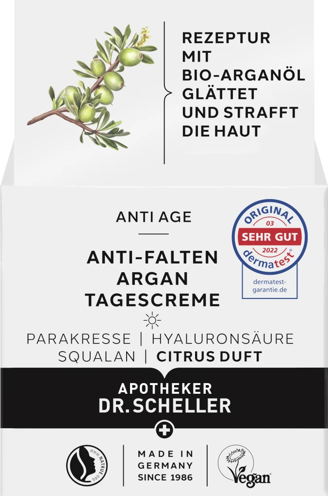 Dr. Scheller Anti-Falten Argan Tagescreme 1 Dr. Scheller Anti-Falten Argan Tagescreme