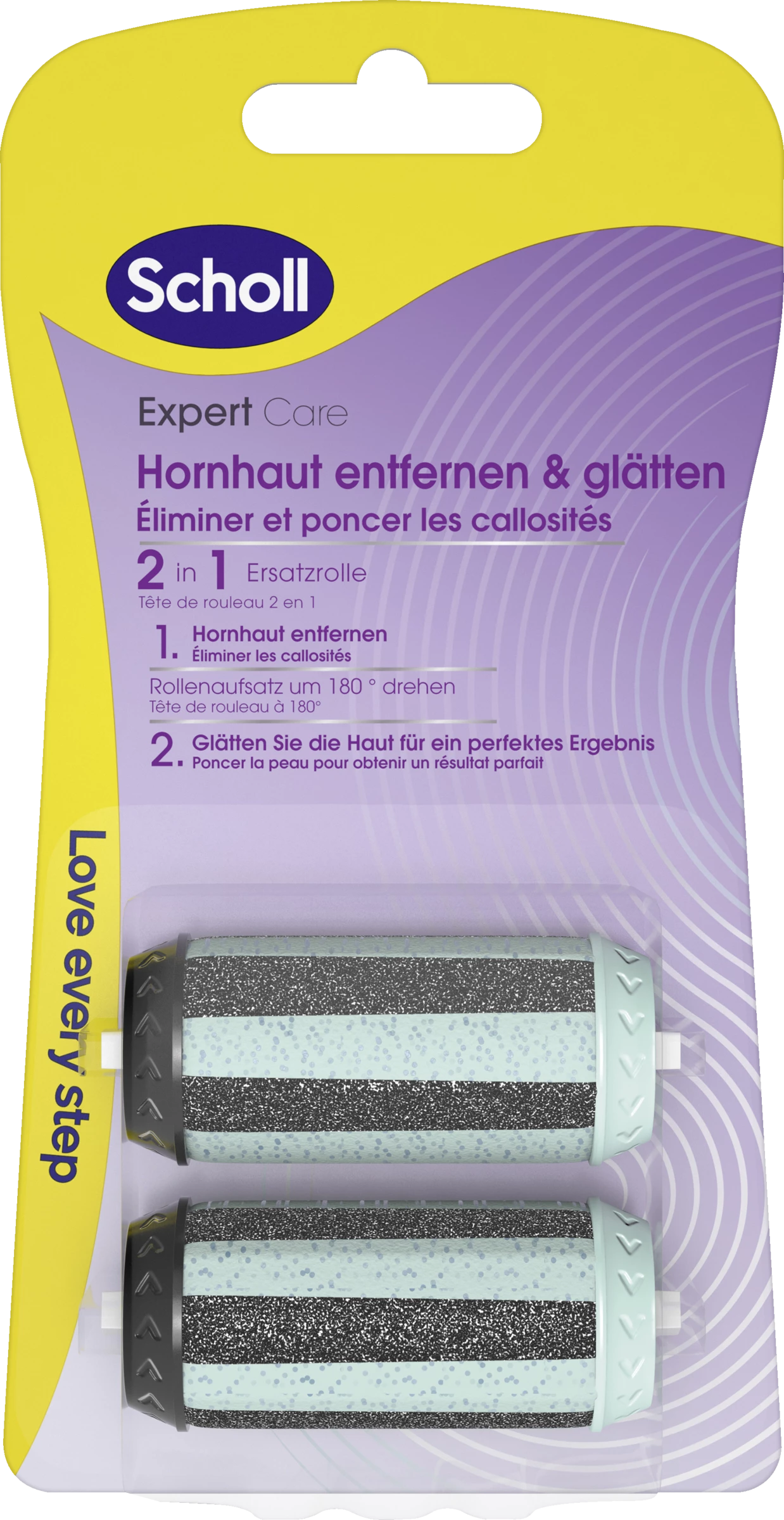 Scholl Expert Care 2in1 Ersatzrollen 1 Scholl Expert Care 2in1 Ersatzrollen