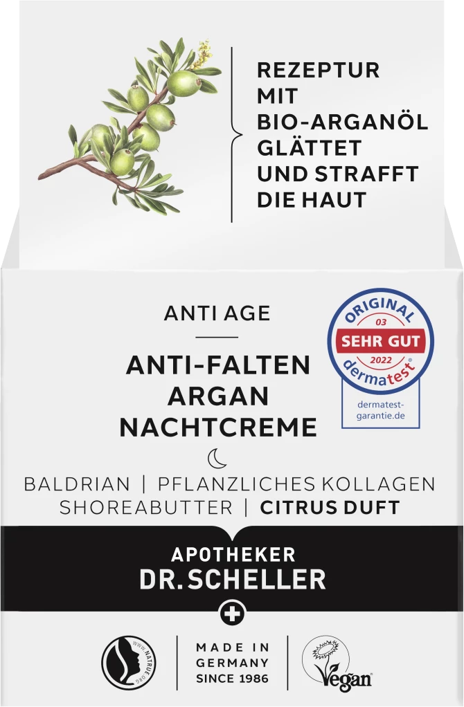 Dr. Scheller Anti-Falten Argan Nachtcreme 1 Dr. Scheller Anti-Falten Argan Nachtcreme