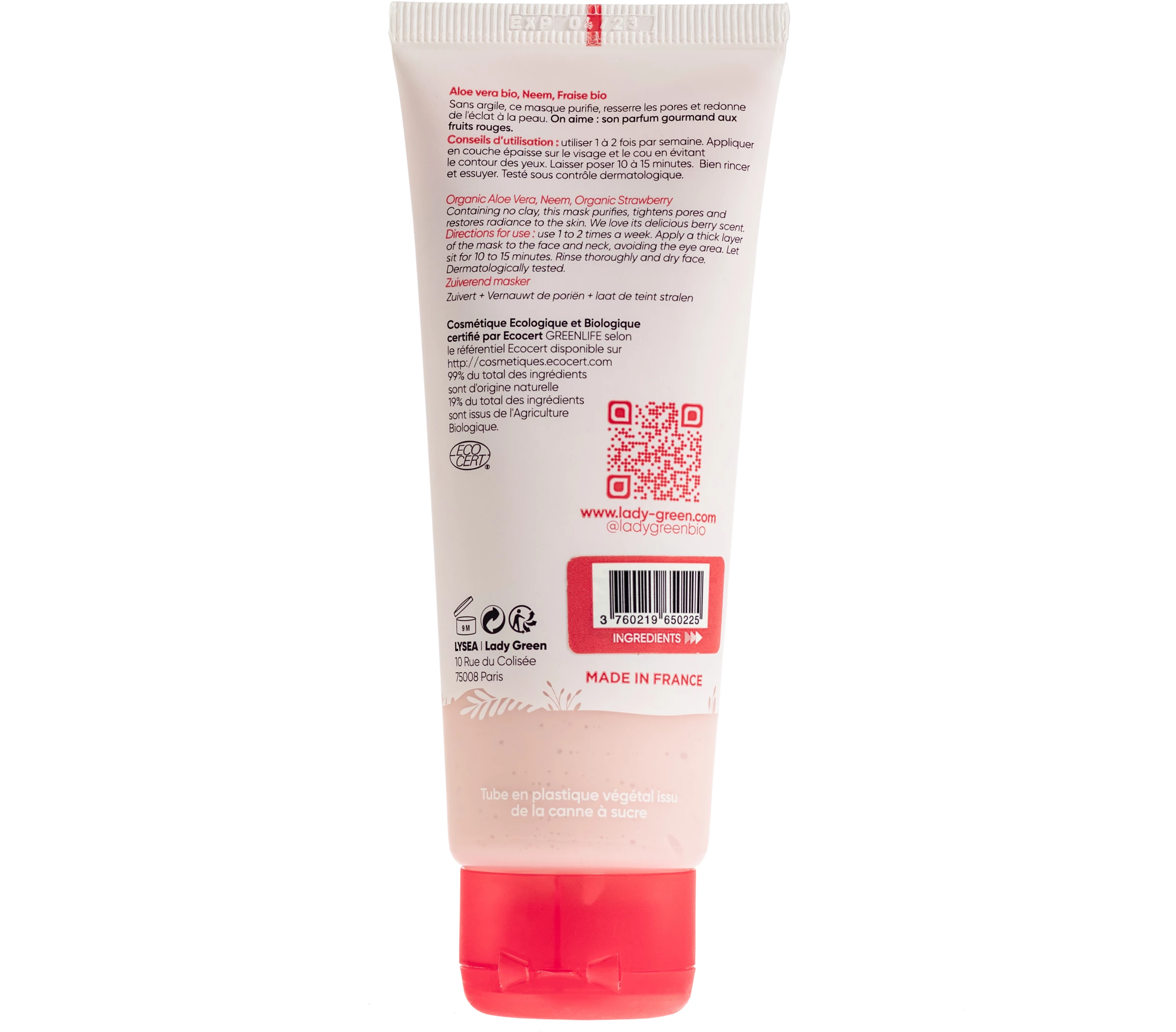 Lady Green Reinigungsmaske 4 Lady Green Reinigungsmaske – Bild 4