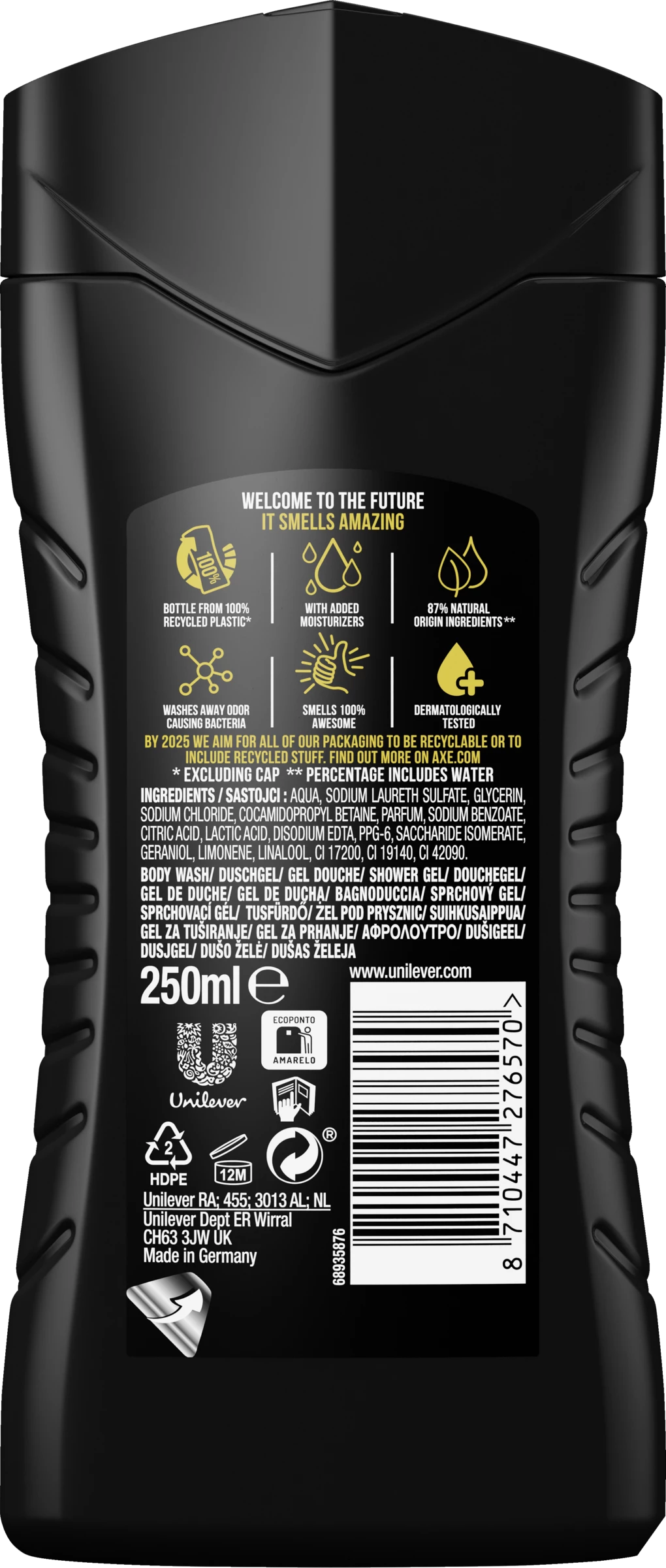 Axe 3-in-1 Duschgel & Shampoo Dark Temptation 2 Axe 3-in-1 Duschgel & Shampoo Dark Temptation – Bild 2