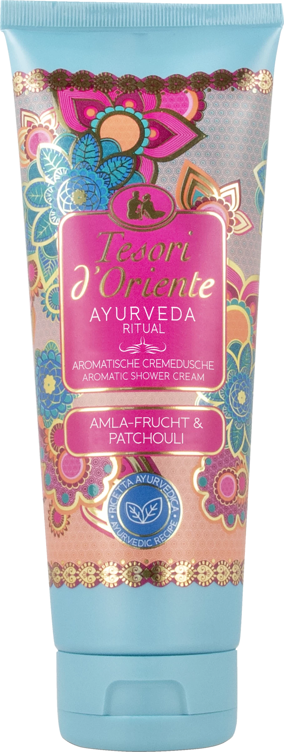 Tesori D'Oriente Aromatische Cremedusche AYURVEDA Amla-Frucht & Patchouli 1 Tesori D'Oriente Aromatische Cremedusche AYURVEDA Amla-Frucht & Patchouli