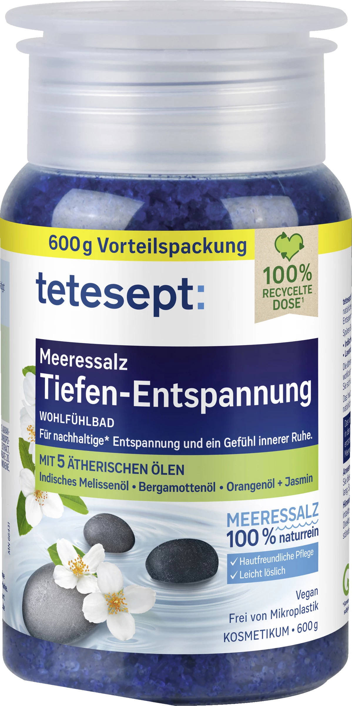 Tetesept Wohlfühlbad Meeressalz Tiefen-Entspannung 1 Tetesept Wohlfühlbad Meeressalz Tiefen-Entspannung