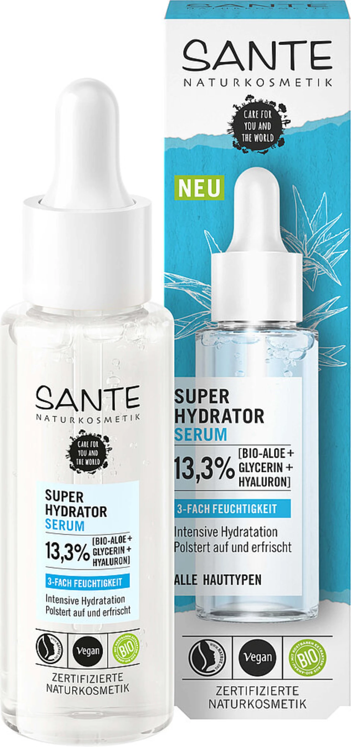 Sante Super Hydrator Serum 3-fach Feuchtigkeit 5 Sante Super Hydrator Serum 3-fach Feuchtigkeit – Bild 5