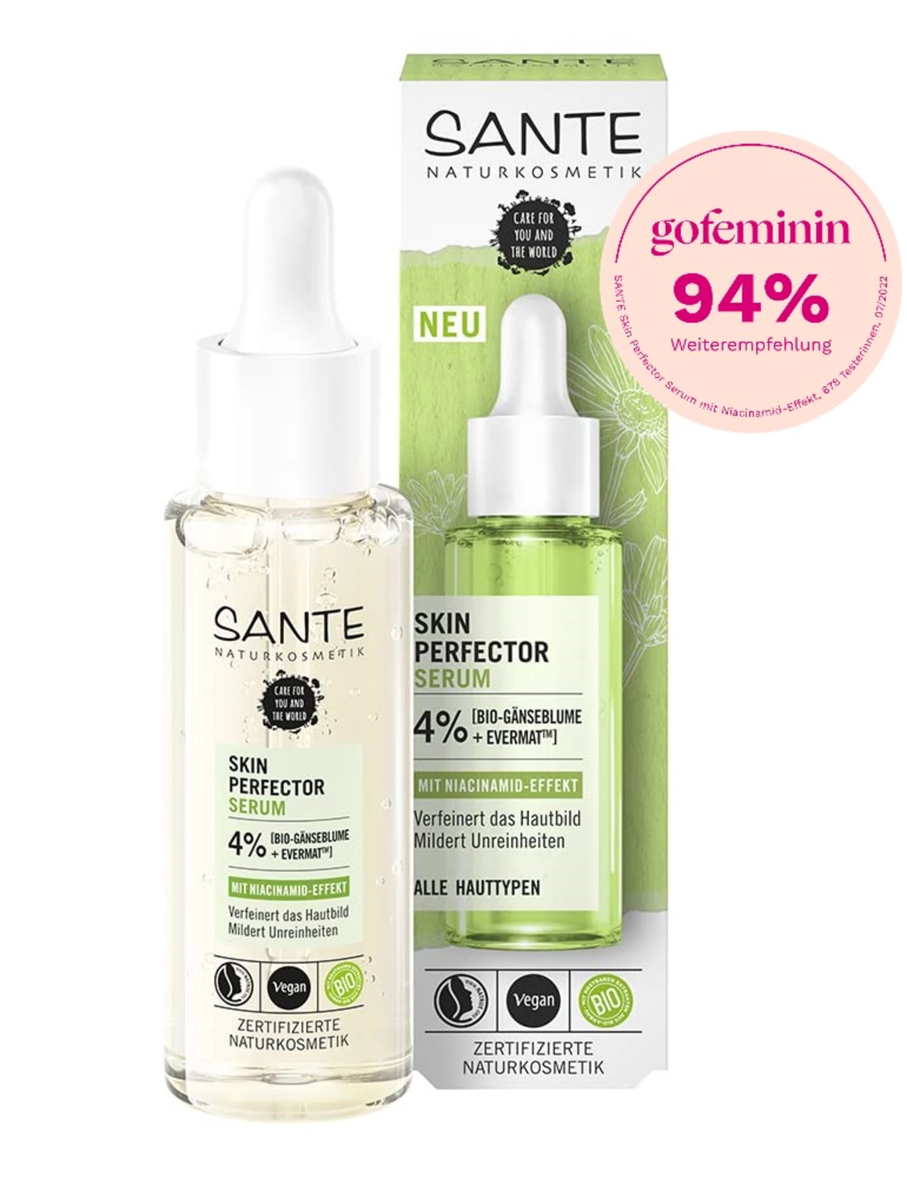 Sante Skin Perfector Serum Mit Niacinamid-Effekt 4 Sante Skin Perfector Serum Mit Niacinamid-Effekt – Bild 4