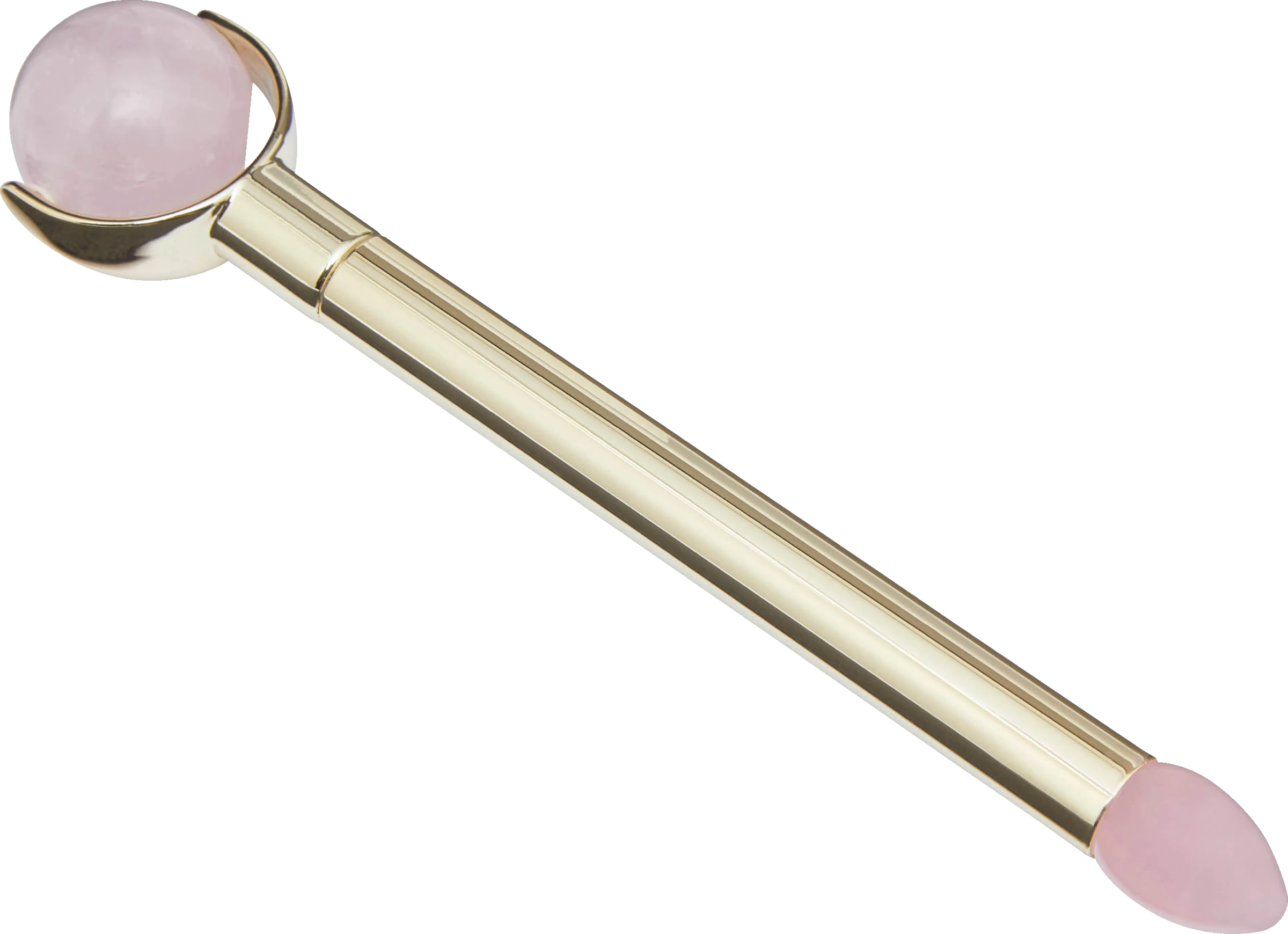 FOR YOUR Beauty Rosenquarz Roller Golden Moment 2 FOR YOUR Beauty Rosenquarz Roller Golden Moment – Bild 2